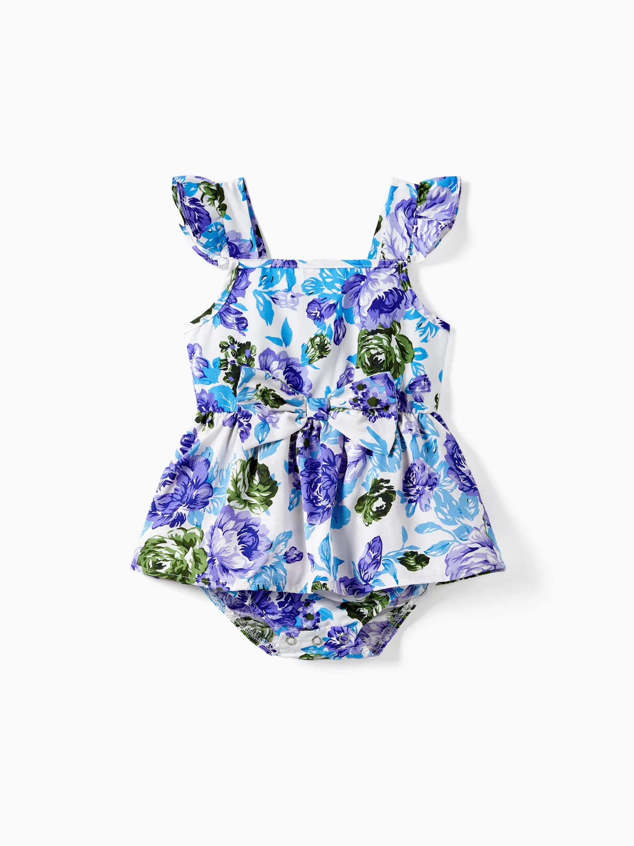 Mommy and Me Purple Floral Twist Knot Tie Back Strap Dress
Mommy and Me Purple Floral Twist Knot Tie Back Strap Dress