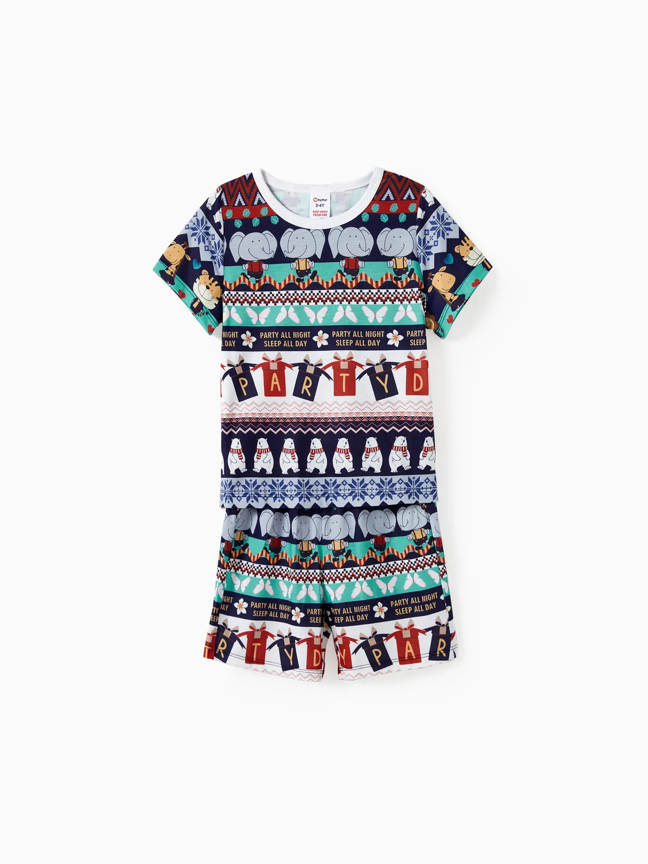 Family Matching Animal Pattern Letter Print Short Sleeves Pajamas Sets with Pockets
Family Matching Animal Pattern Letter Print Short Sleeves Pajamas Sets with Pockets