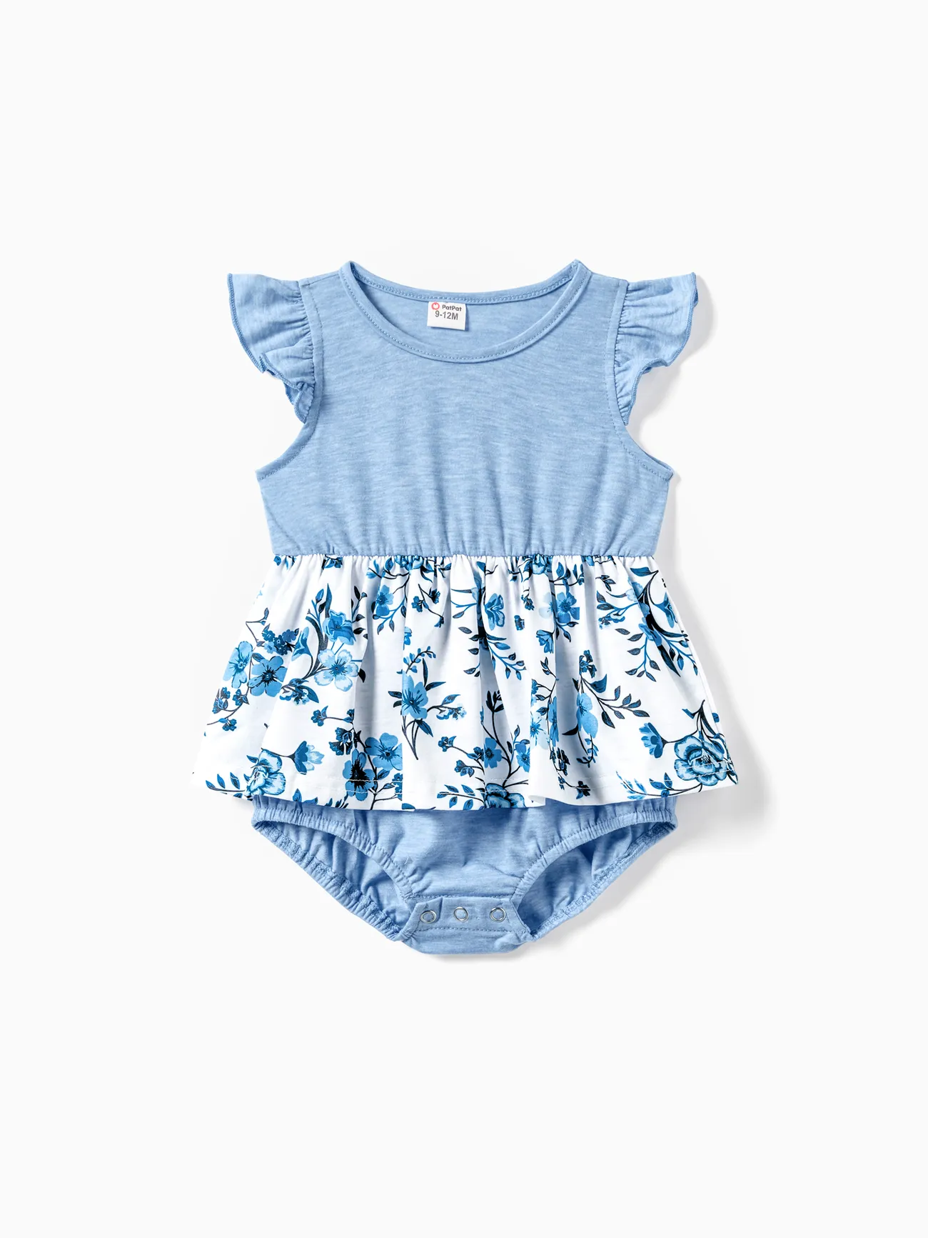 Family Matching Light Blue V Neck Flutter-sleeve Splicing Floral Print Irregular Hem Dresses and Striped T-shirts Sets
Family Matching Light Blue V Neck Flutter-sleeve Splicing Floral Print Irregular Hem Dresses and Striped T-shirts Sets