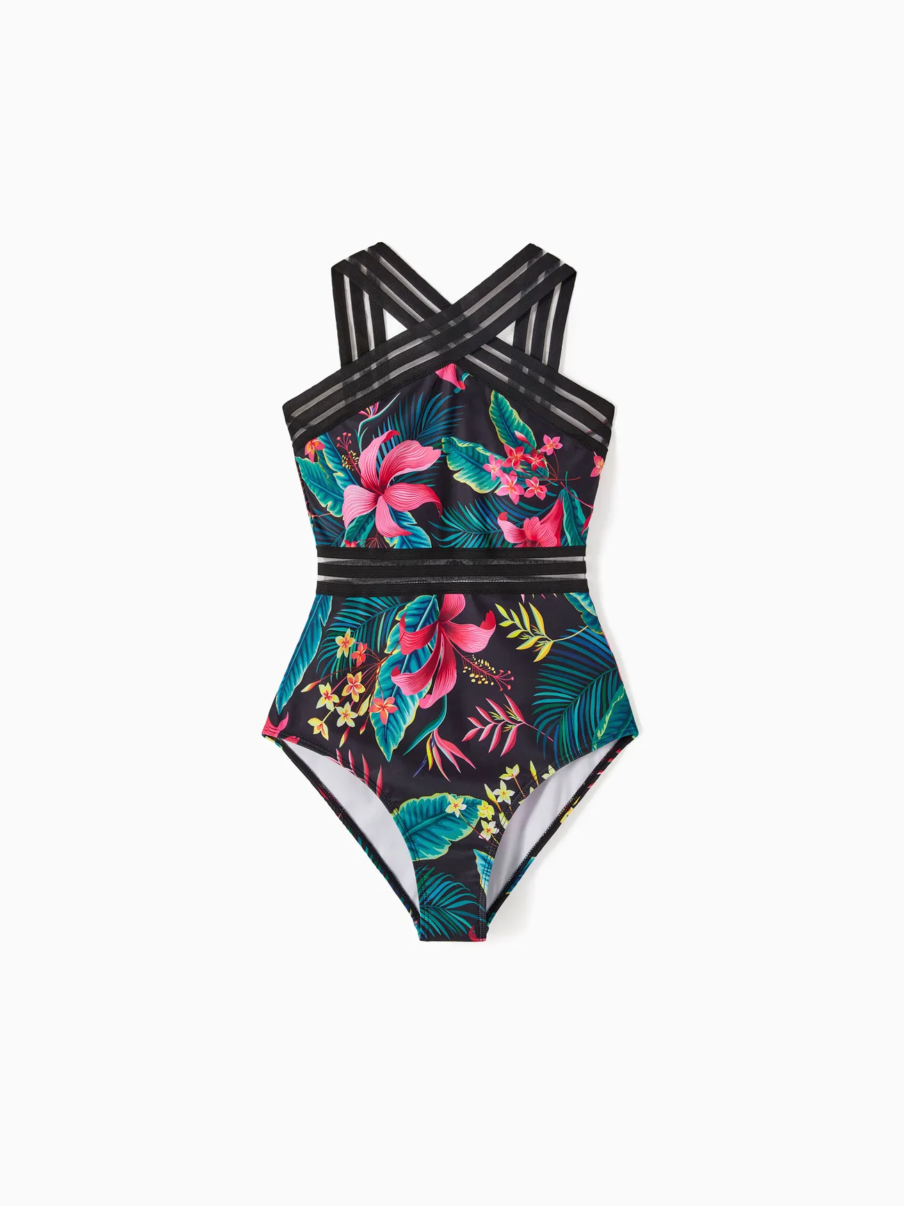 Family Matching Allover Plant Print Crisscross One-Piece Swimsuit and Swim Trunks
Family Matching Allover Plant Print Crisscross One-Piece Swimsuit and Swim Trunks