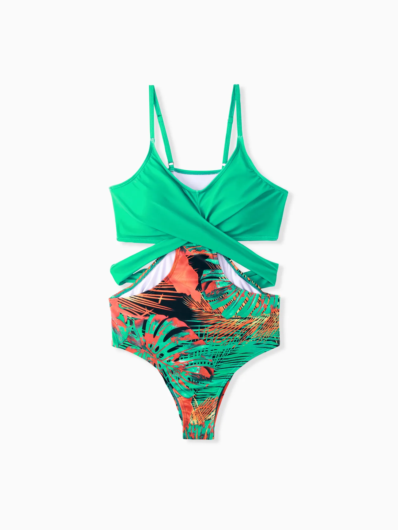 Family Matching Tropical Leaf Printed One-Piece Swimwear or Drawstring Swim Trunks
Family Matching Tropical Leaf Printed One-Piece Swimwear or Drawstring Swim Trunks