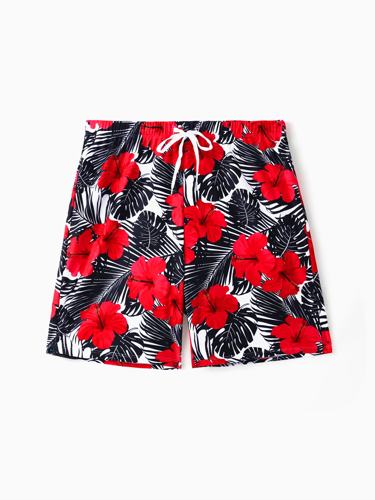 Family Matching Drawstring Swim Trunks or Red Floral Cut Out Ruffle One-Piece Swimsuit
Family Matching Drawstring Swim Trunks or Red Floral Cut Out Ruffle One-Piece Swimsuit