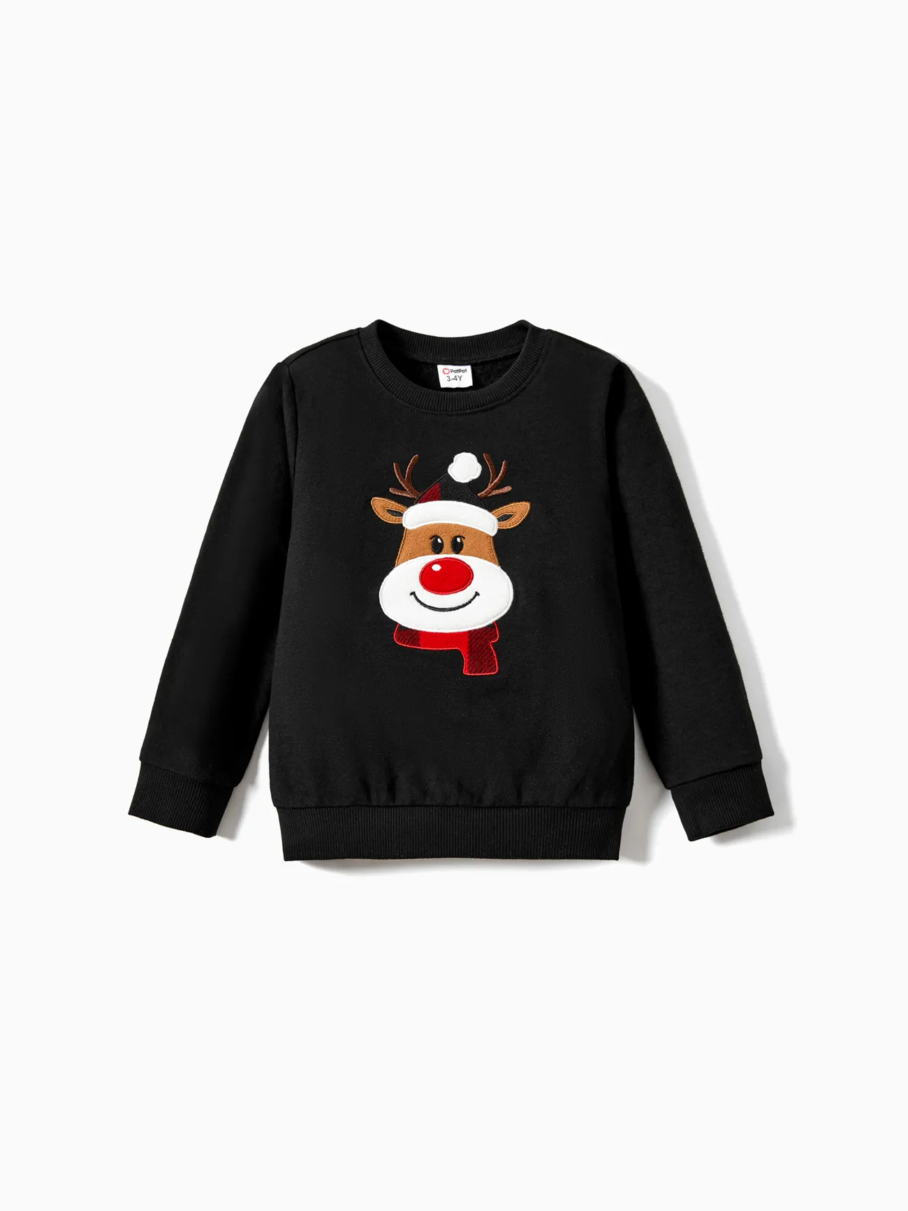 Christmas Family Matching Cartoon Reindeer Patch Long-sleeve Tops
Christmas Family Matching Cartoon Reindeer Patch Long-sleeve Tops