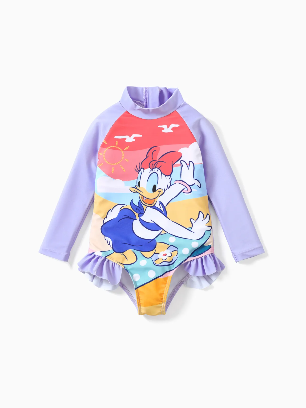Disney Mickey and Friends 1pc Toddler/Kids Girls Character Print Ruffled Long-Sleeve Swimsuit
Disney Mickey and Friends 1pc Toddler/Kids Girls Character Print Ruffled Long-Sleeve Swimsuit