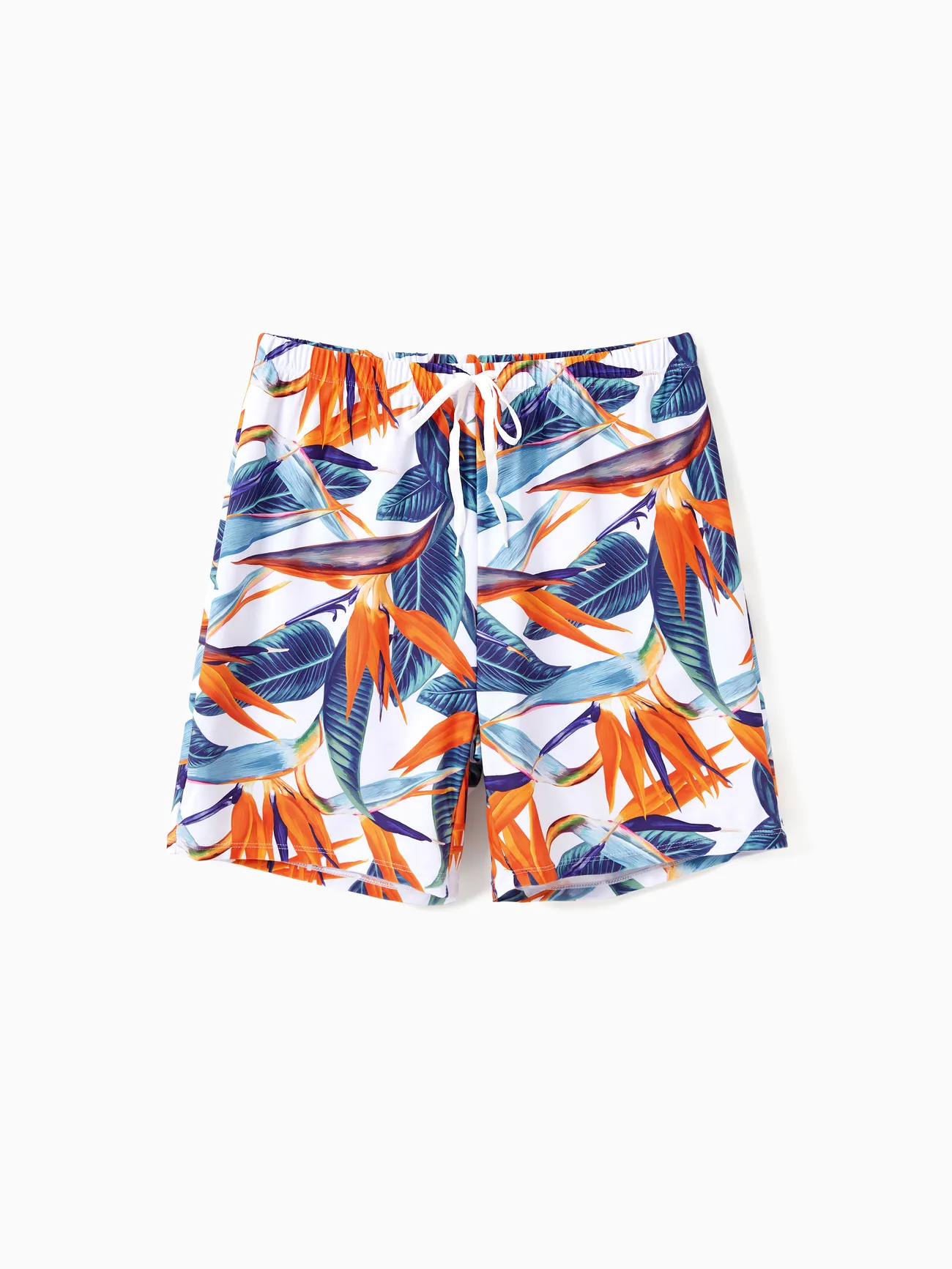 Family Matching Drawstring Swim Trunks or Orange Floral Ruffle Sleeves Cross Bikini
Family Matching Drawstring Swim Trunks or Orange Floral Ruffle Sleeves Cross Bikini