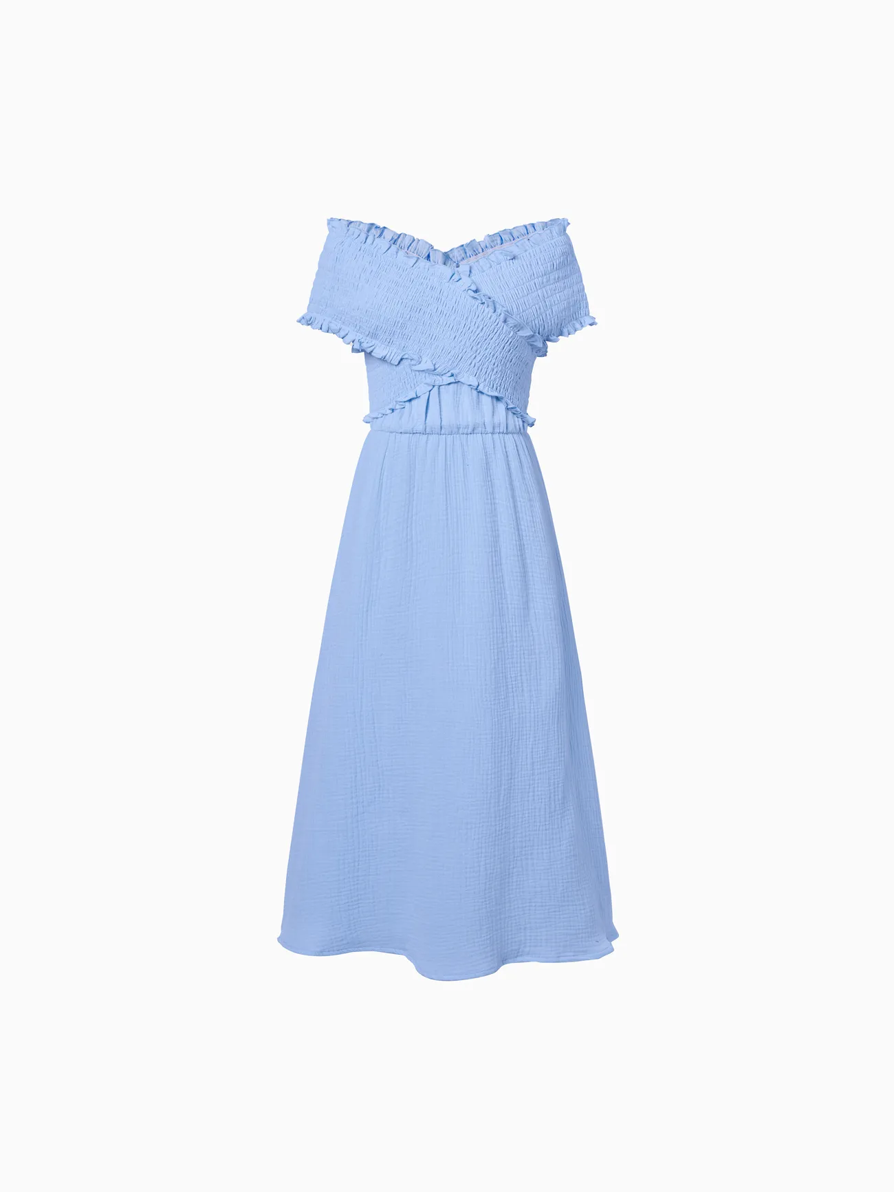 Family Matching Colorblock Polo Shirt and Shirred Cross Front Bodice Off-Shoulder Dress Sets
Family Matching Colorblock Polo Shirt and Shirred Cross Front Bodice Off-Shoulder Dress Sets