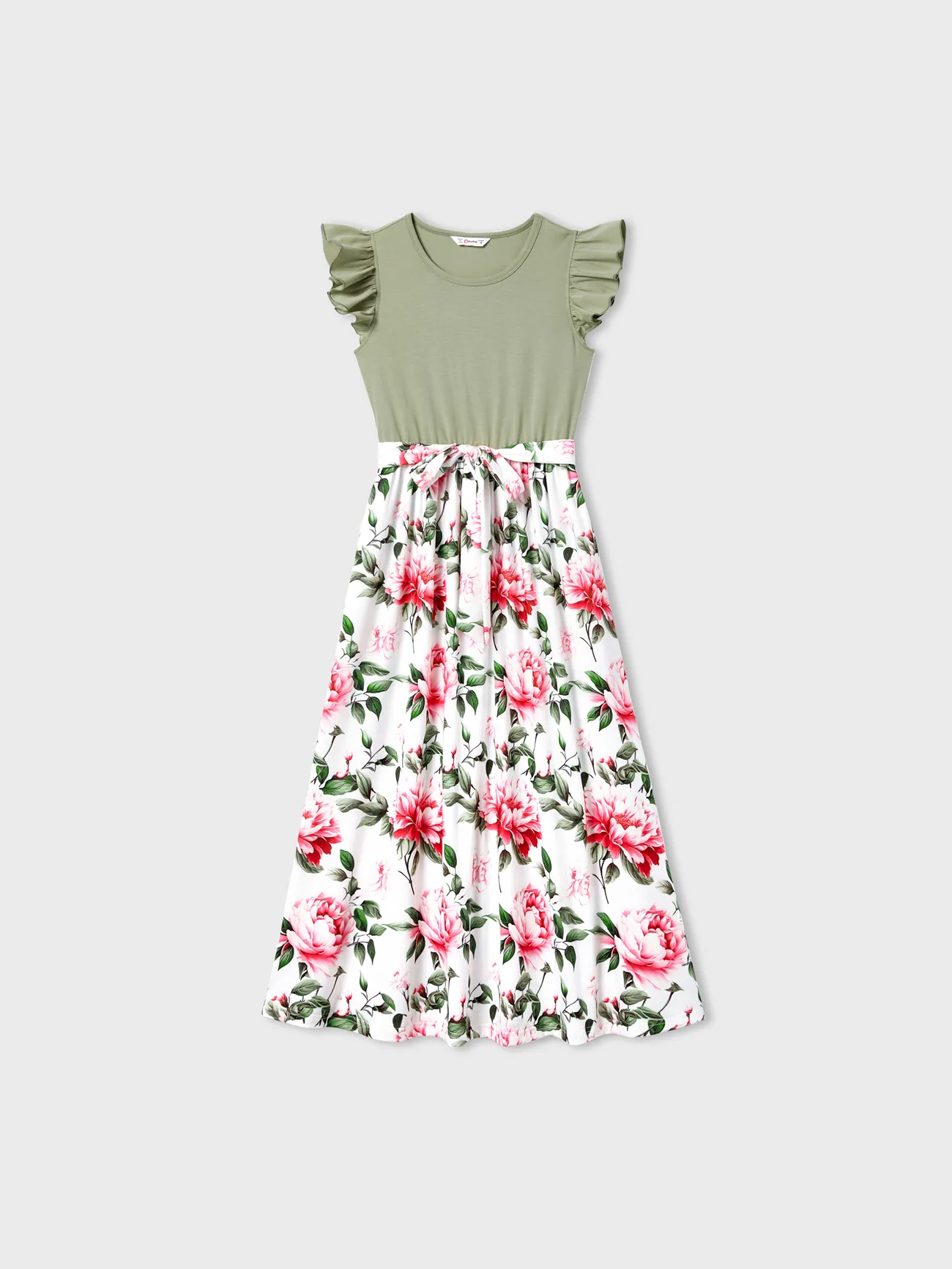 Matching Family Raglan-Sleeve T-shirt and Flutter Shoulder Floral Dress Sets
Matching Family Raglan-Sleeve T-shirt and Flutter Shoulder Floral Dress Sets
