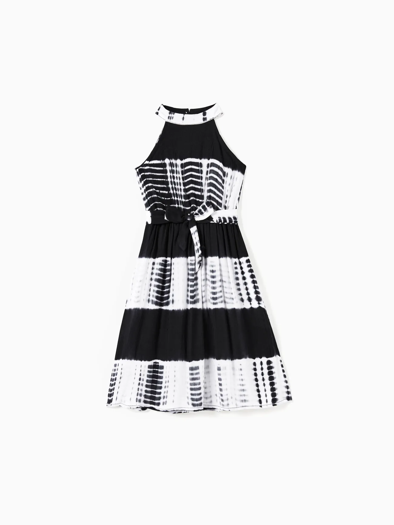 Family Matching Colorblock Polo Shirt and Stripe Dye-Tie High Neck Halter Belted Dress Sets
Family Matching Colorblock Polo Shirt and Stripe Dye-Tie High Neck Halter Belted Dress Sets