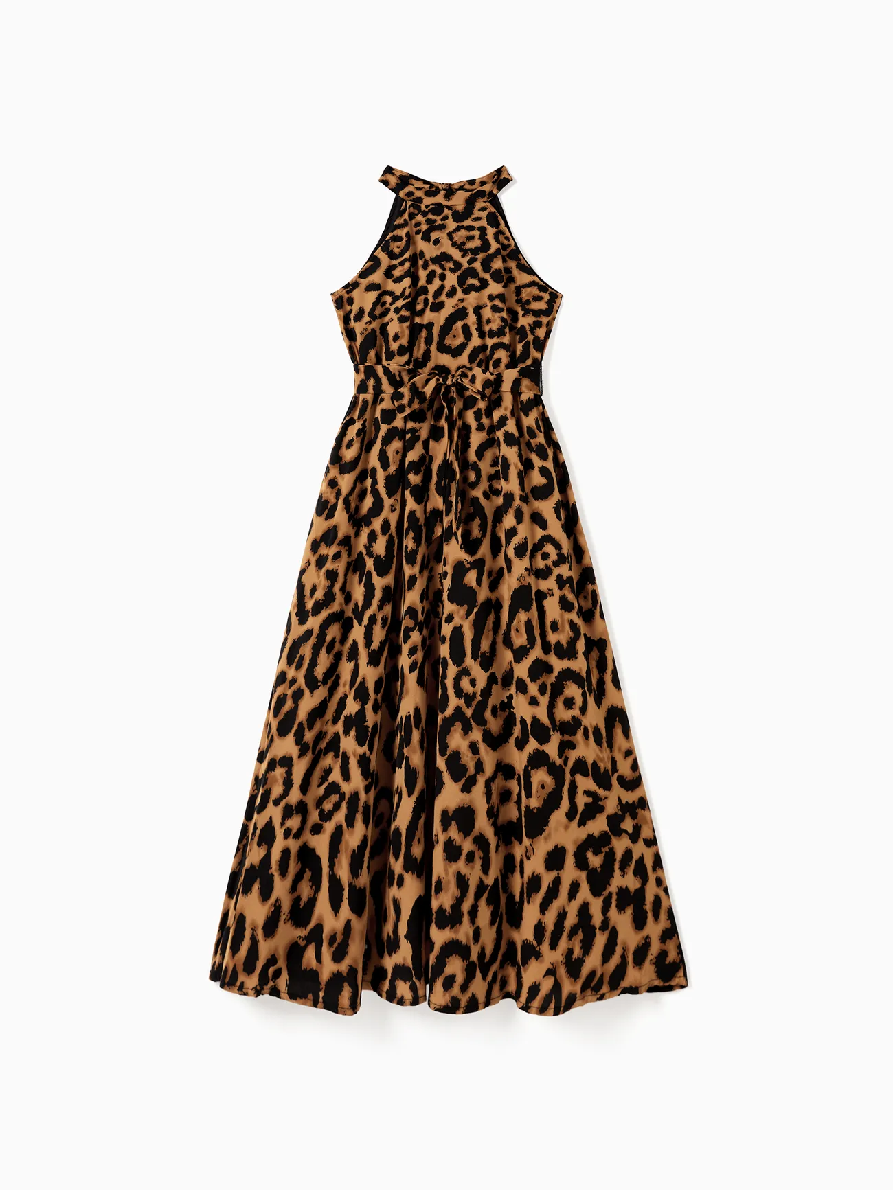 Family Matching Black Tee and Leopard Print High Neck Halter Tie Back Dress Sets
Family Matching Black Tee and Leopard Print High Neck Halter Tie Back Dress Sets