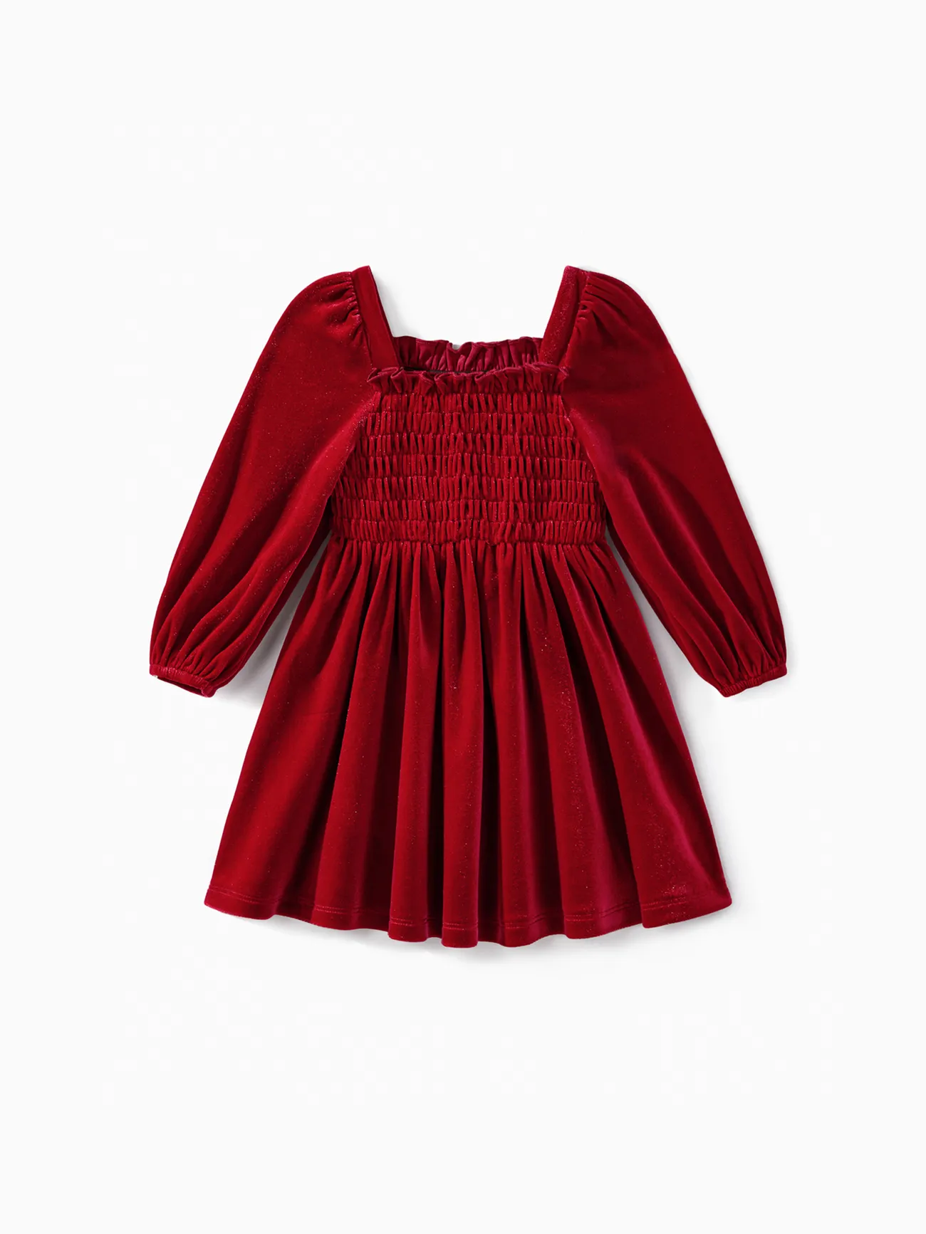 Family Matching Solid Shirred Tiered Velet Dresses and Short-sleeve Colorblock Shirts Sets
Family Matching Solid Shirred Tiered Velet Dresses and Short-sleeve Colorblock Shirts Sets