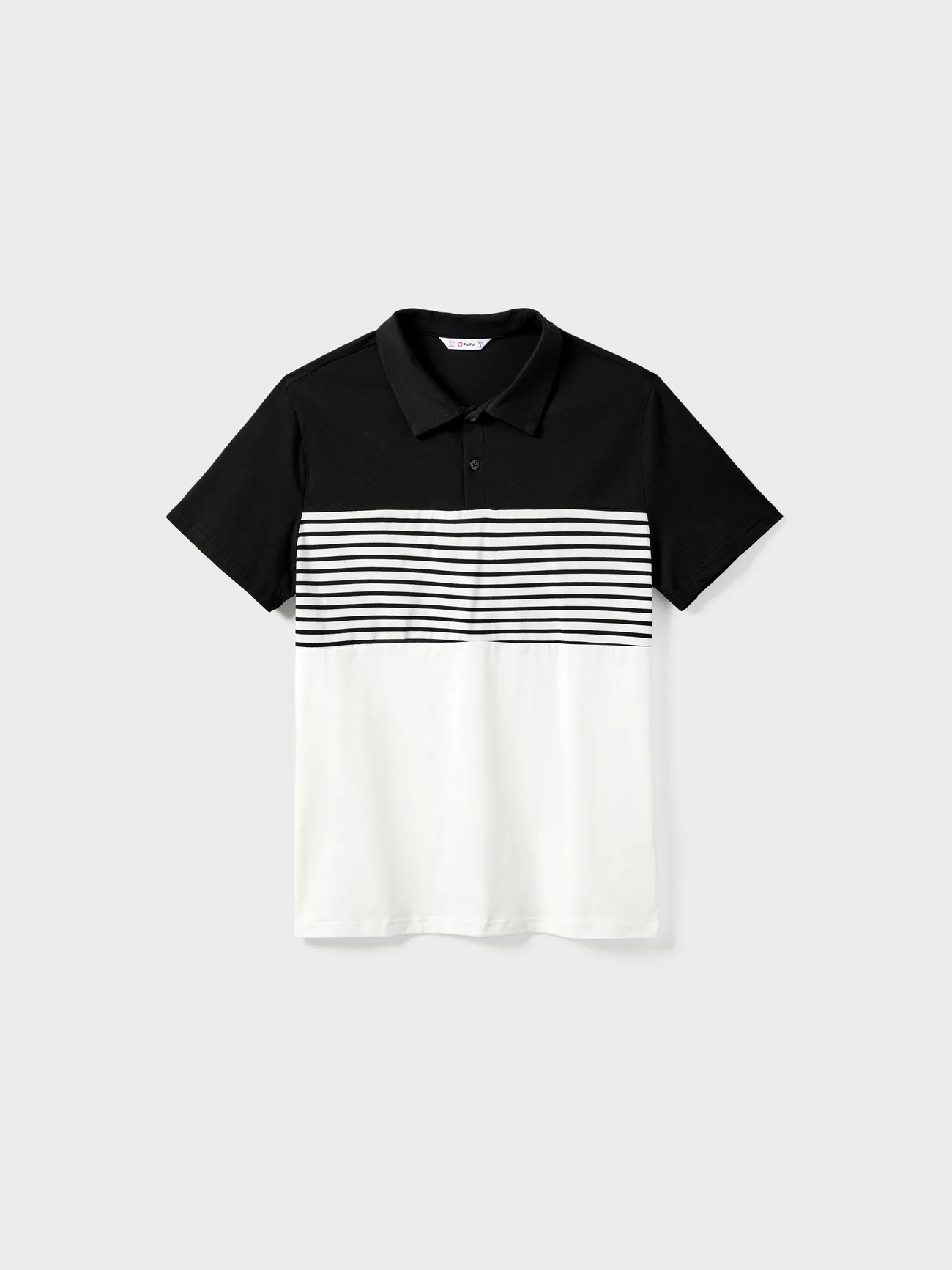 Family Matching Color Block Stripe Polo Shirt and Cami Spliced Tulle Dress with flocking Flower Pattern Sets 
Family Matching Color Block Stripe Polo Shirt and Cami Spliced Tulle Dress with flocking Flower Pattern Sets