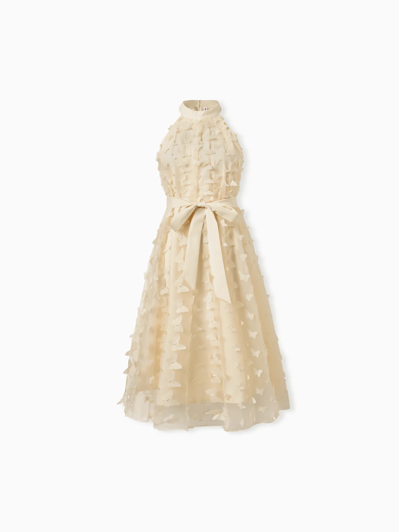 Mommy and Me High Neck Halter 3D Butterfly Mesh Belted Dress
Mommy and Me High Neck Halter 3D Butterfly Mesh Belted Dress