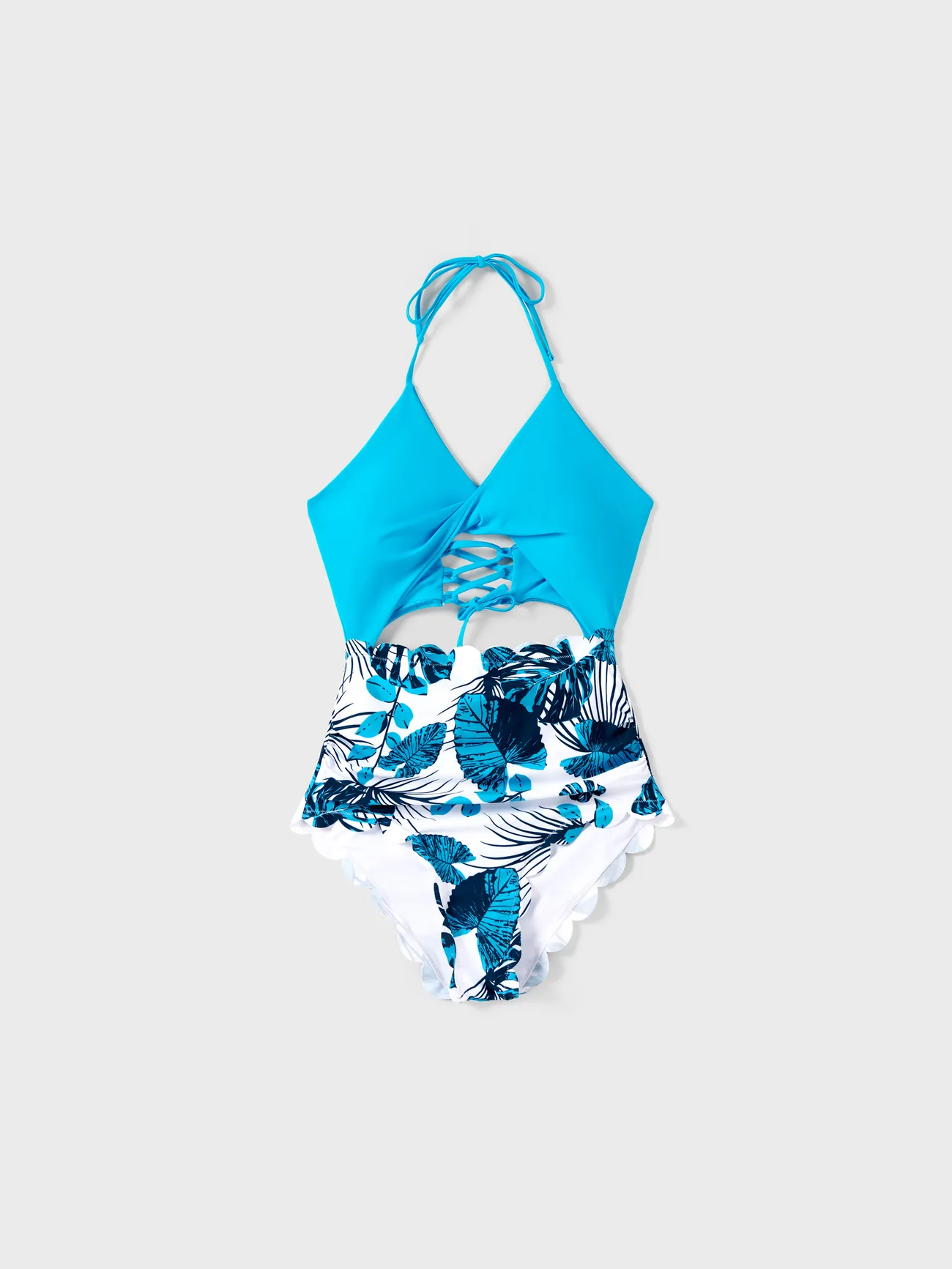 Family Matching Drawstring Swim Trunks or Cut Out Lace UP Back One-Piece Swimsuit
Family Matching Drawstring Swim Trunks or Cut Out Lace UP Back One-Piece Swimsuit
