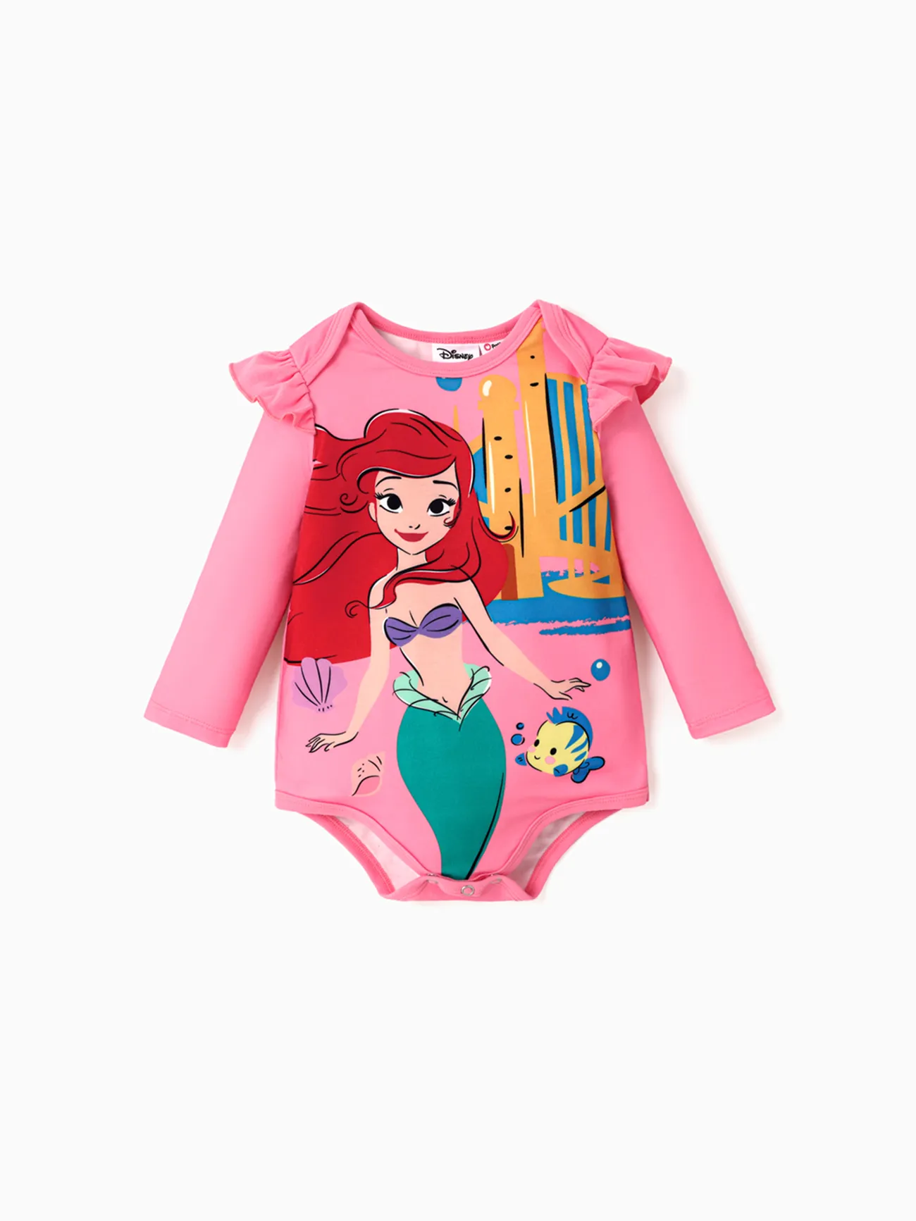 Disney Princess Baby Girl Character Print Ruffled Long-sleeve Bodysuit
Disney Princess Baby Girl Character Print Ruffled Long-sleeve Bodysuit