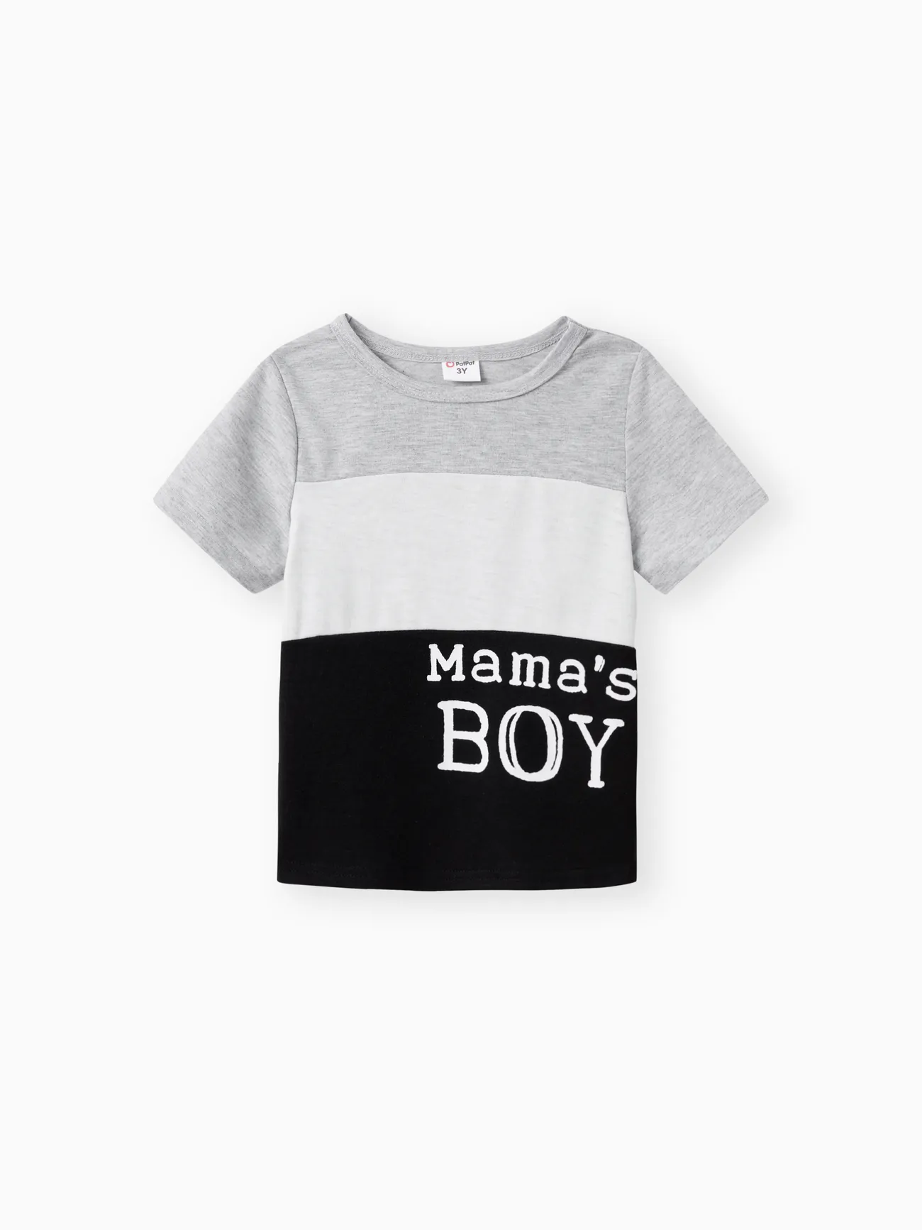Toddler Boy Letter Print Colorblock Short-sleeve Tee
Toddler Boy Letter Print Colorblock Short-sleeve Tee