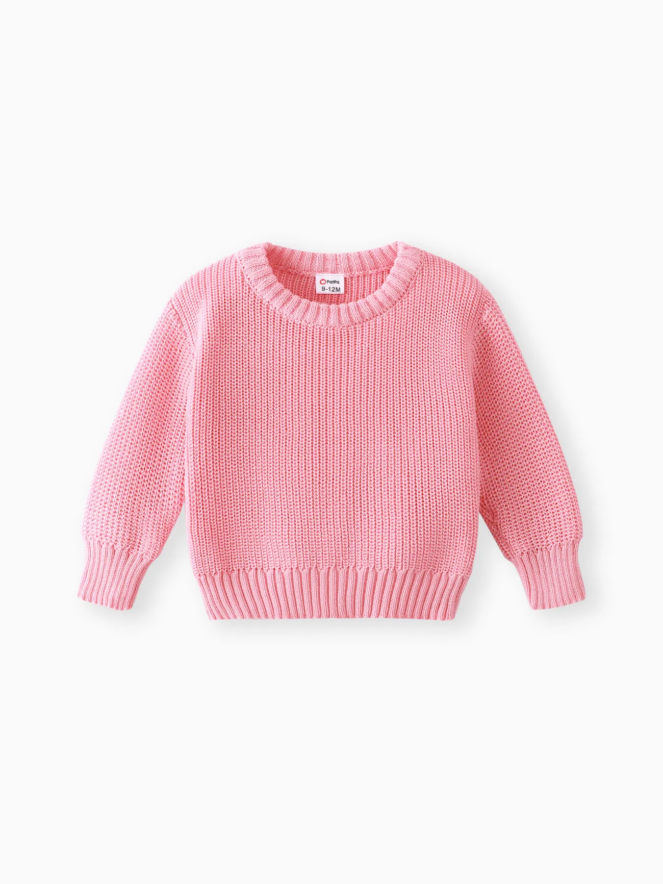 Baby Solid Long-sleeve Knitted Sweater Pullover
Baby Solid Long-sleeve Knitted Sweater Pullover