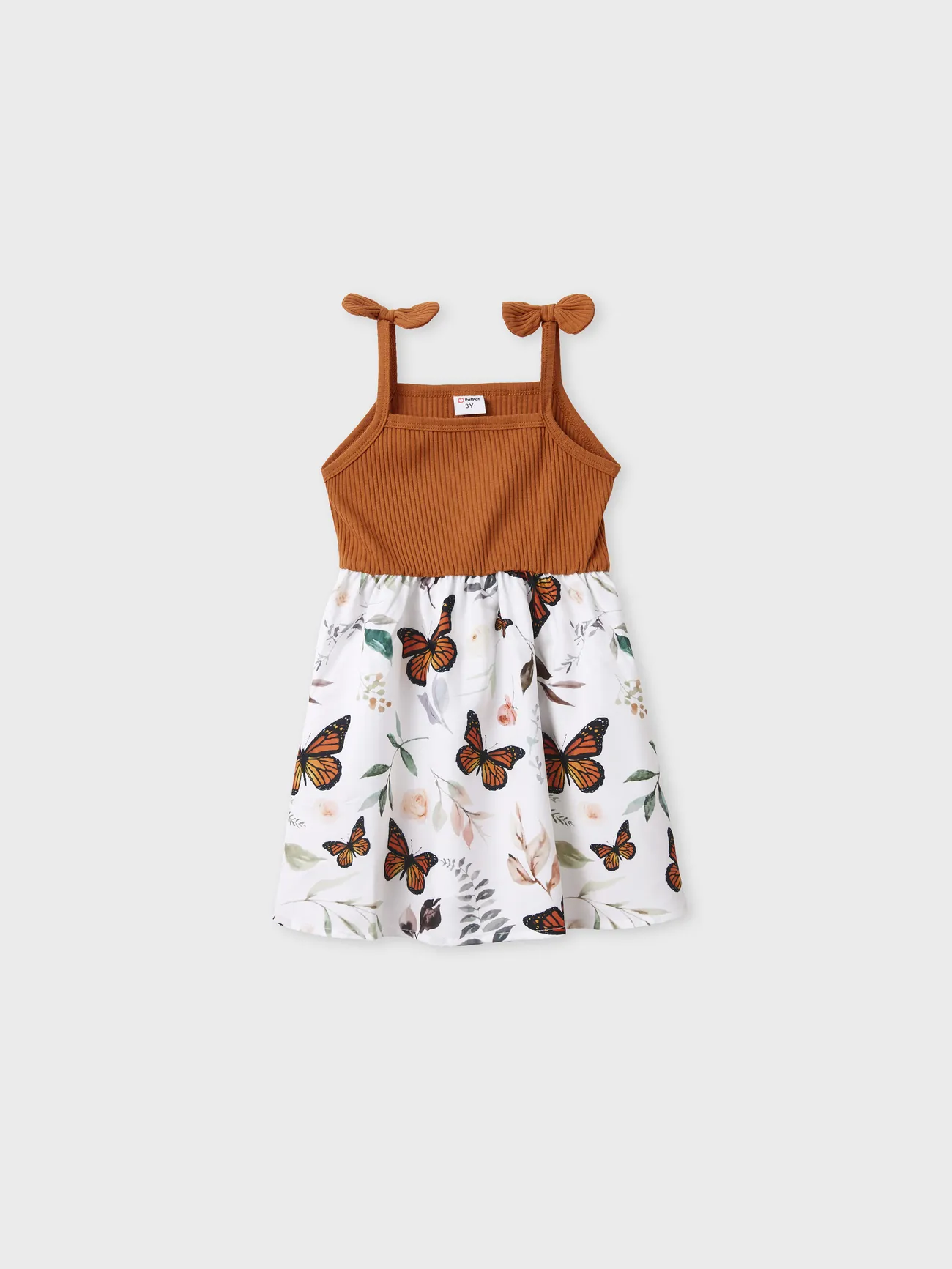Toddler Girl Butterfly/Floral Print Bowknot Design Splice Cami Dress
Toddler Girl Butterfly/Floral Print Bowknot Design Splice Cami Dress