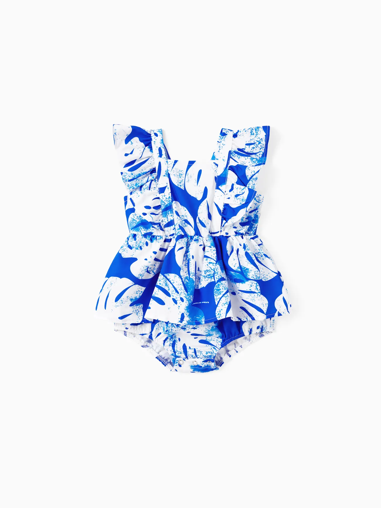 Family Matching Color Block Tee and Blue Leaf Pattern Shirred Top Strap Dress Sets
Family Matching Color Block Tee and Blue Leaf Pattern Shirred Top Strap Dress Sets