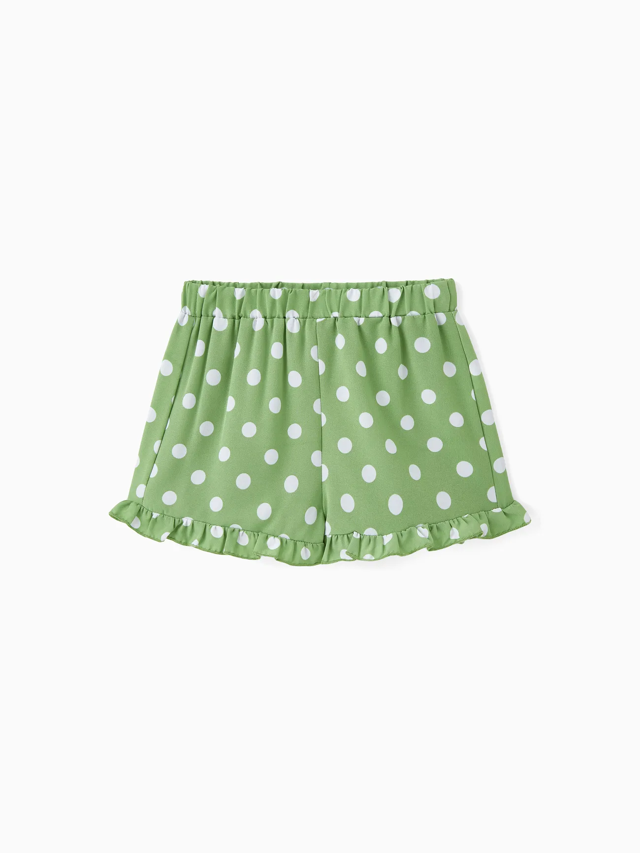 Toddler Girl Polka Dots Pattern Ruffle Hem Shorts 
Toddler Girl Polka Dots Pattern Ruffle Hem Shorts