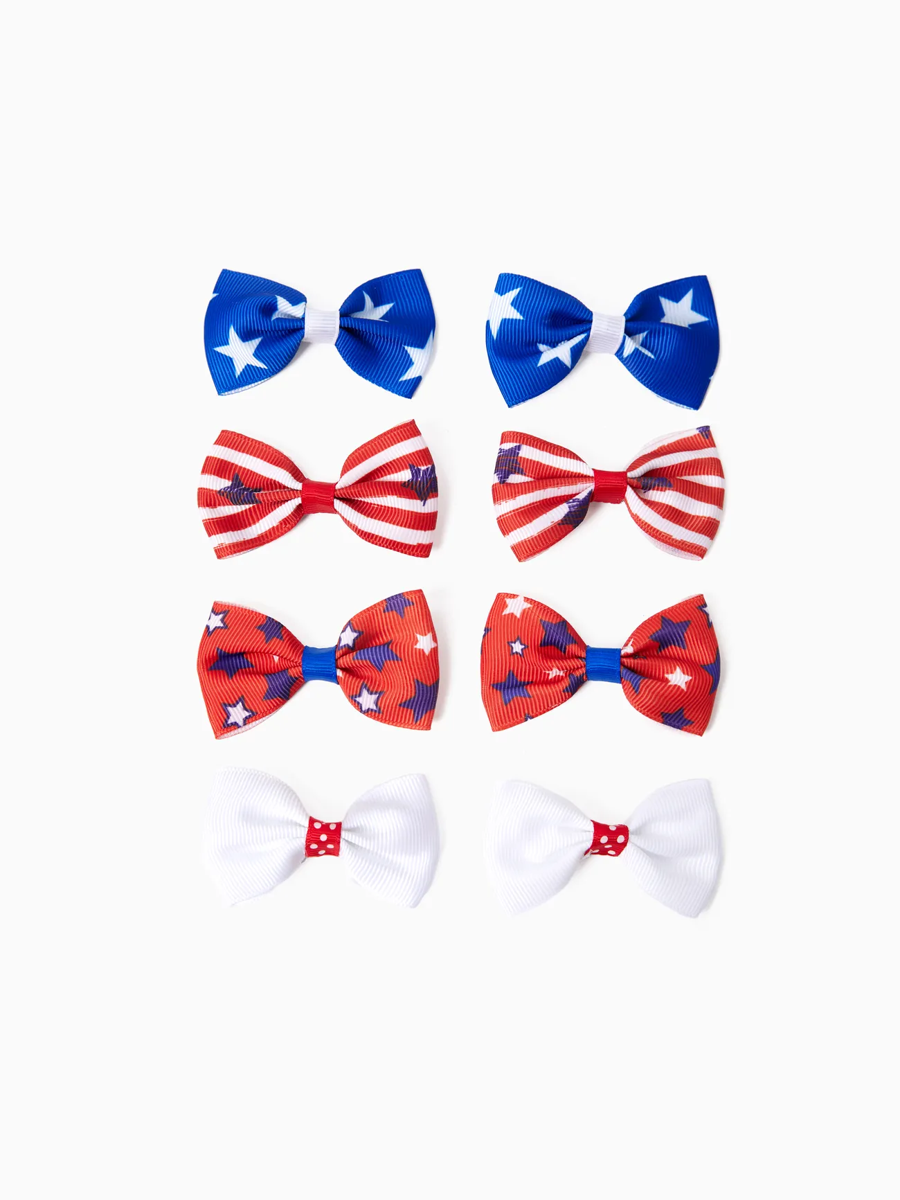 8-pack Toddler/Kid Independence Day Colorful Girl Hair Clips
8-pack Toddler/Kid Independence Day Colorful Girl Hair Clips