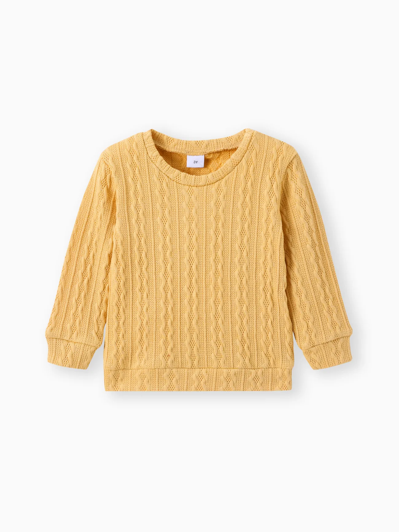 Toddler Girl/Toddler Boy Solid Textured Sweater 
Toddler Girl/Toddler Boy Solid Textured Sweater