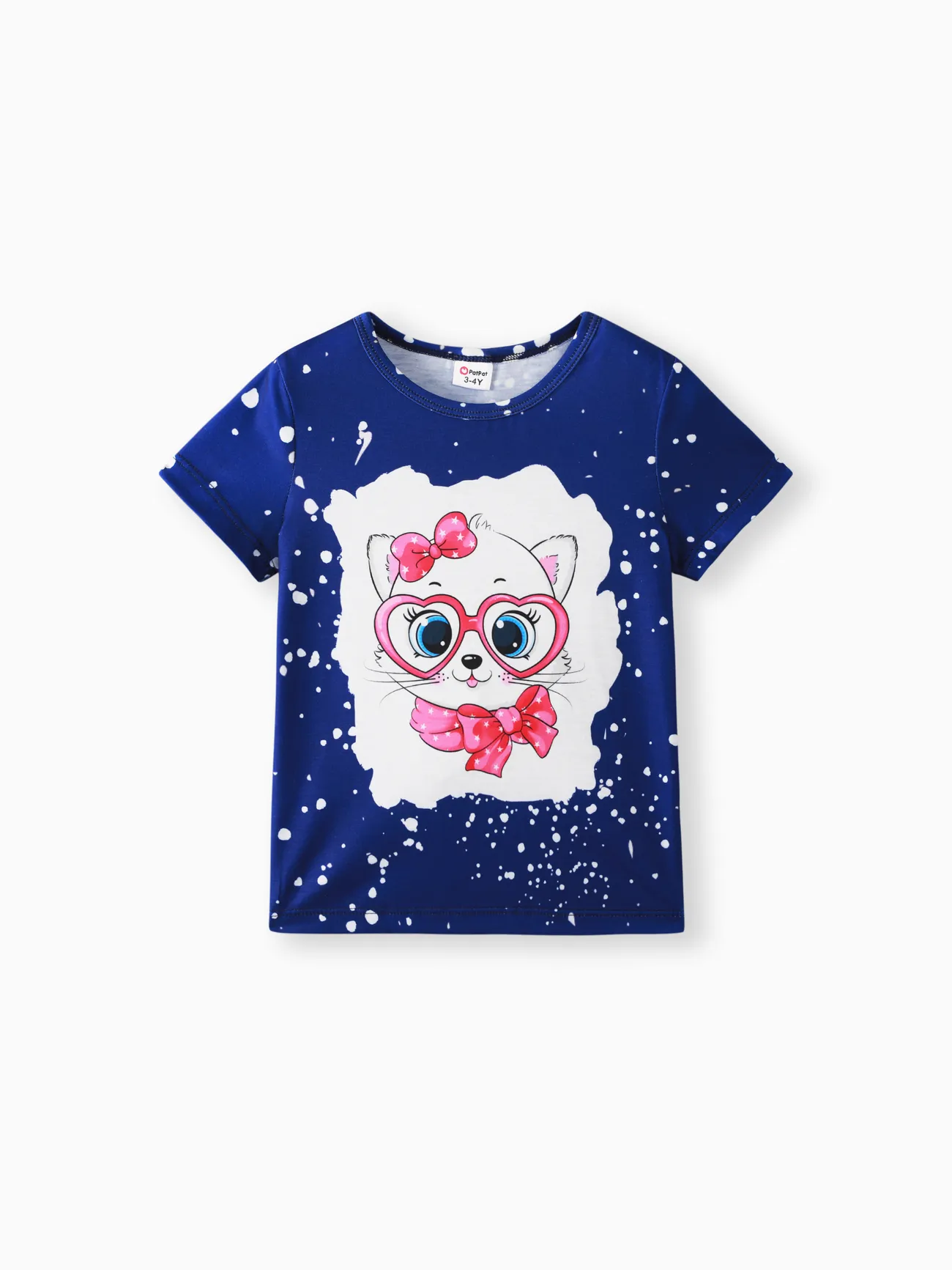 Toddler Girl Cute Cat Print Short-sleeve Tee
Toddler Girl Cute Cat Print Short-sleeve Tee