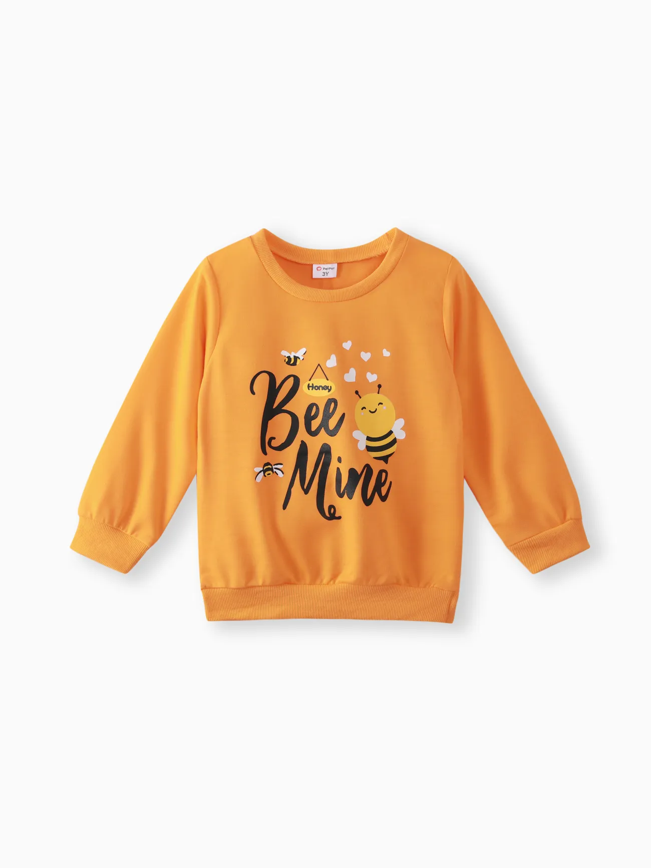 Toddler Girl Letter Bee Print Casual Pullover Sweatshirt
Toddler Girl Letter Bee Print Casual Pullover Sweatshirt