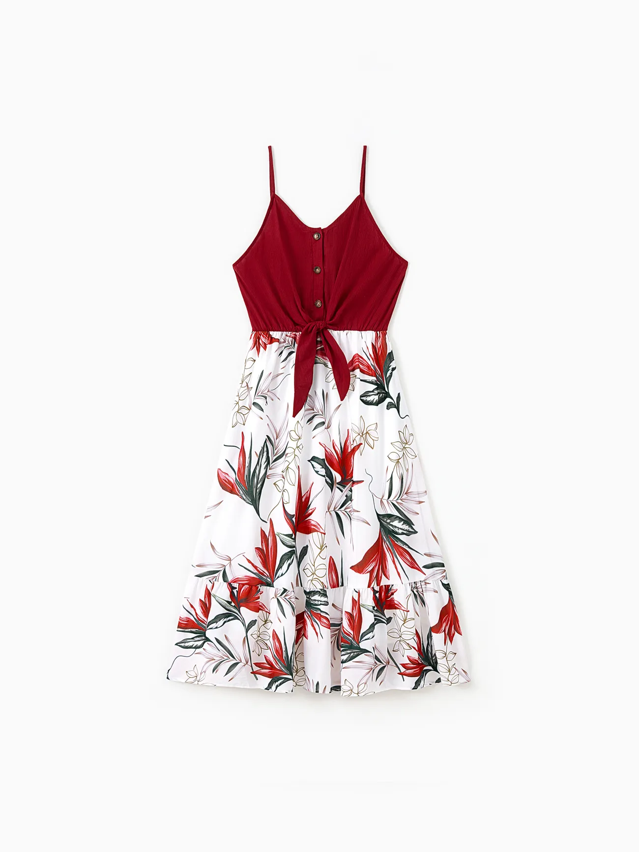 Family Matching Sets Stripe Polo Shirt or Cami Top Spliced Floral Ruffle Hem Dress
Family Matching Sets Stripe Polo Shirt or Cami Top Spliced Floral Ruffle Hem Dress