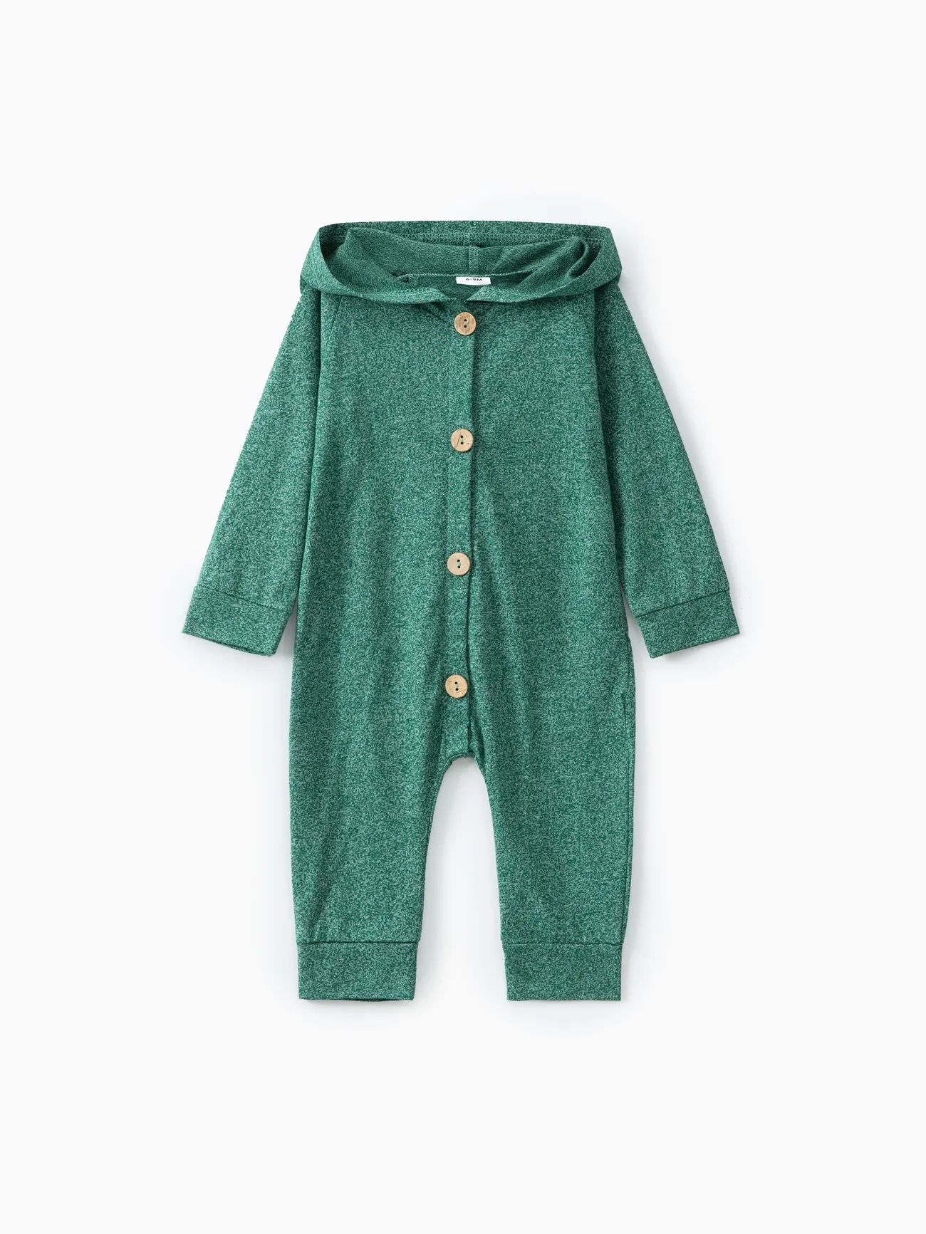Baby Boy/Girl Solid Hooded Jumpsuit
Baby Boy/Girl Solid Hooded Jumpsuit