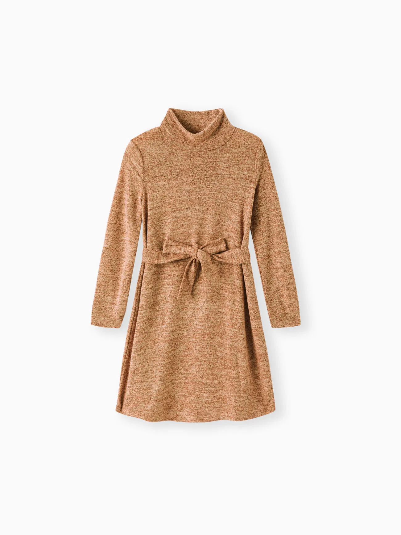Kid Girl Solid Color Turtleneck Belted Long-sleeve Dress (Bag is not included)
Kid Girl Solid Color Turtleneck Belted Long-sleeve Dress (Bag is not included)