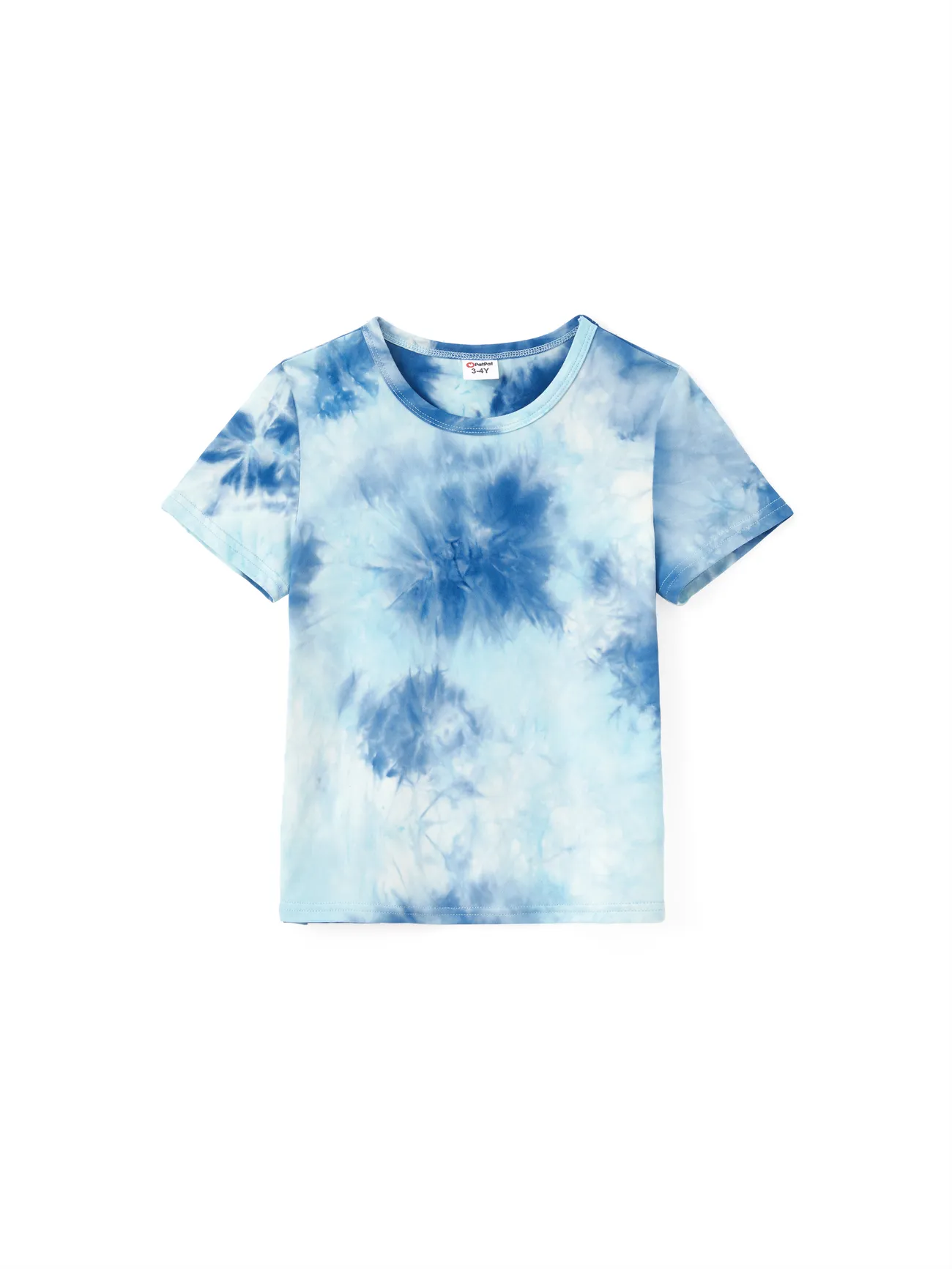 Family Matching Sets Blue Tie-dyed Round Neck Short Sleeves Tee or Irregular Hem Dress
Family Matching Sets Blue Tie-dyed Round Neck Short Sleeves Tee or Irregular Hem Dress