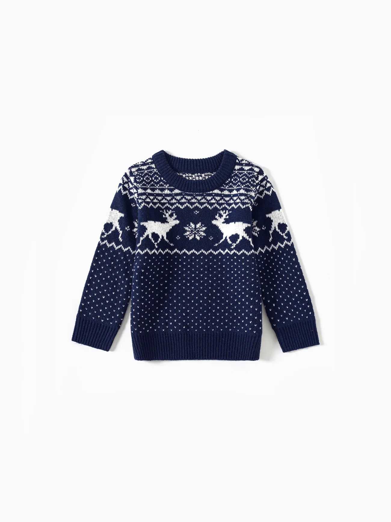 Christmas Family Matching Deer Graphic Long-sleeve Knitted Sweater
Christmas Family Matching Deer Graphic Long-sleeve Knitted Sweater