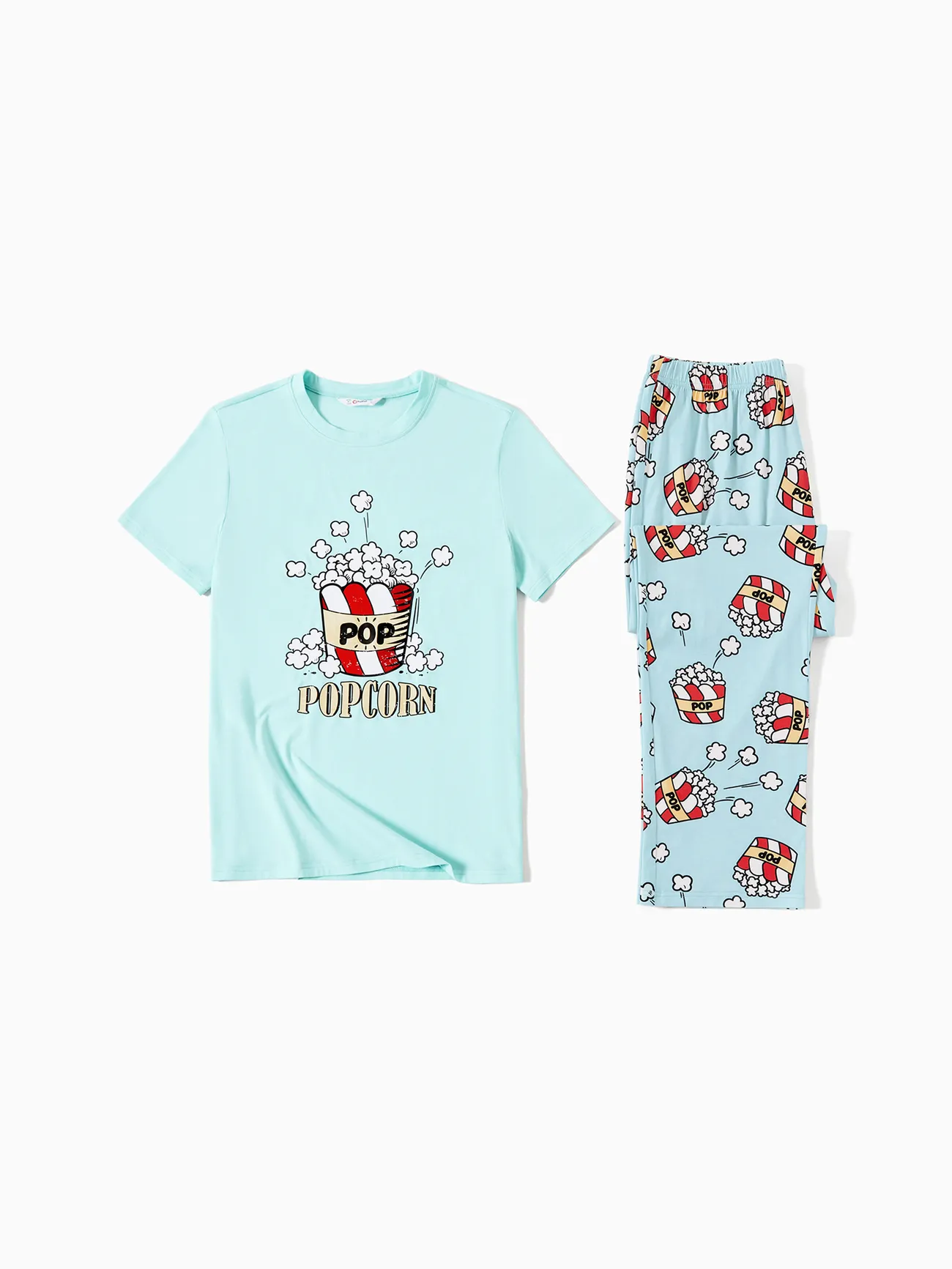 Christmas Family Matching Popcorn Print Short-sleeve Cotton Pajamas Sets 
Christmas Family Matching Popcorn Print Short-sleeve Cotton Pajamas Sets