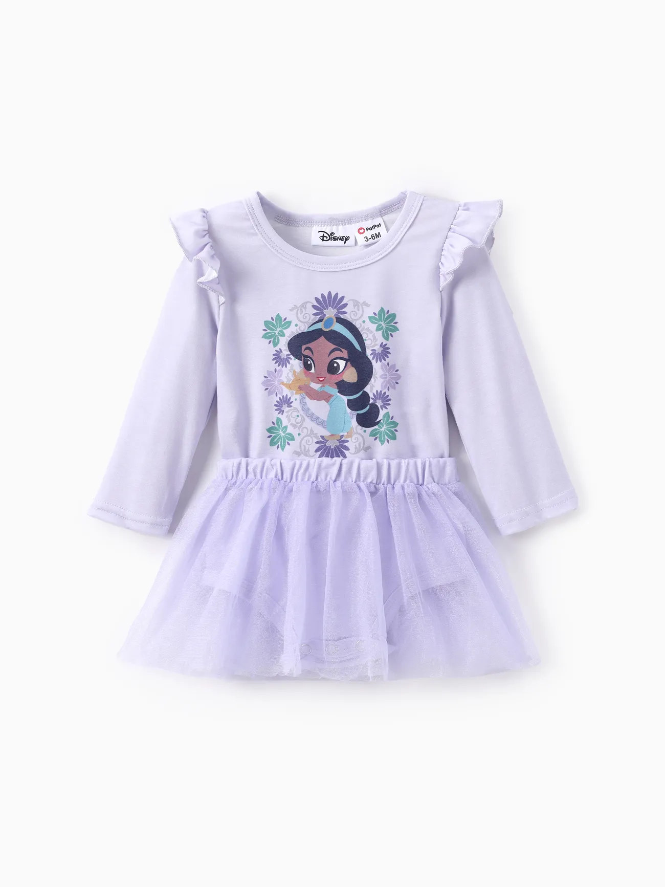 Disney Princess Baby Girl Ariel/Jasmine 2pcs Naia™ Ruffle romper with Mesh Skirts Set
Disney Princess Baby Girl Ariel/Jasmine 2pcs Naia™ Ruffle romper with Mesh Skirts Set