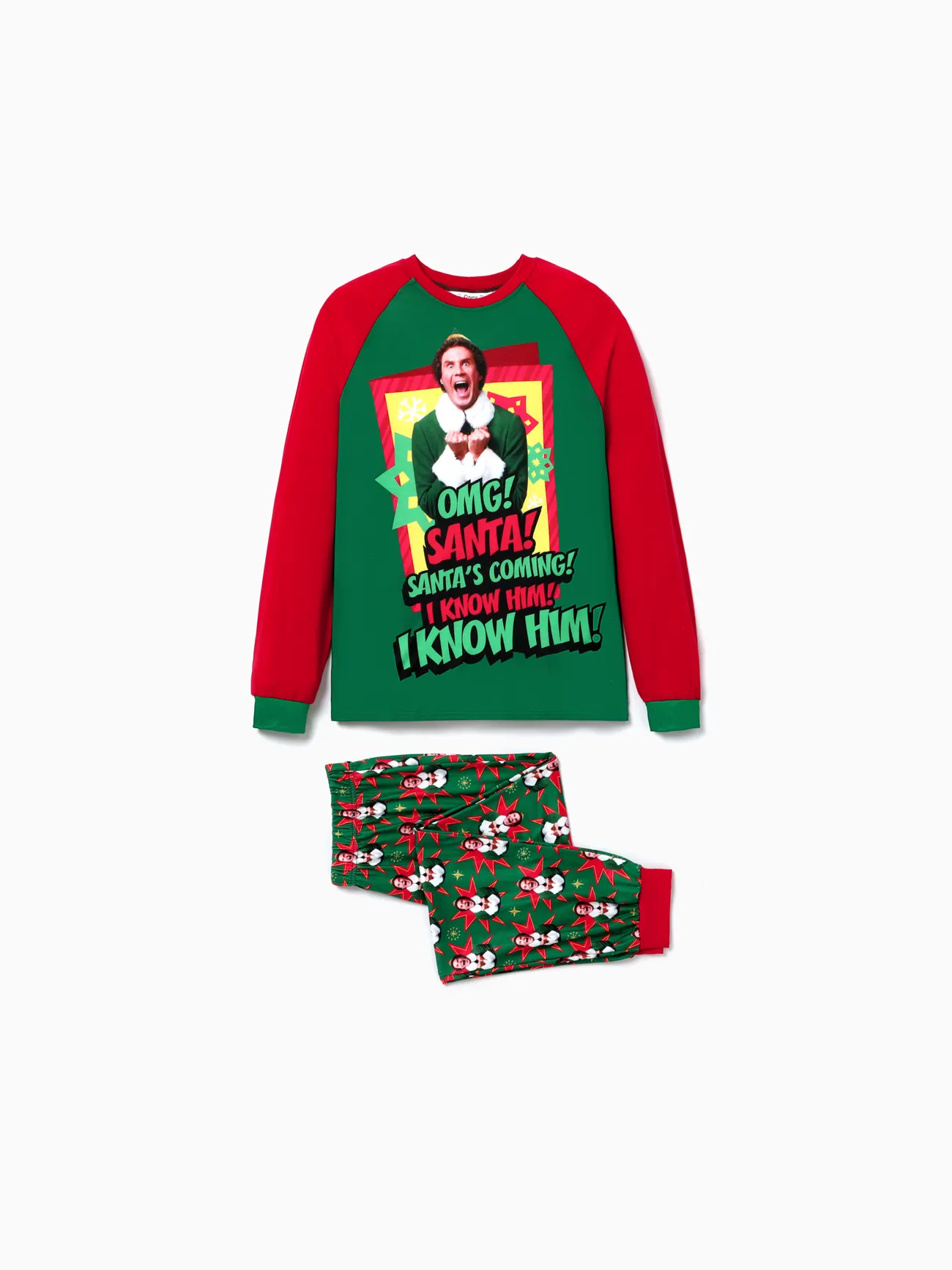 ELF Family Matching Christmas Character Print Pajamas Sets (Flame Resistant) 
ELF Family Matching Christmas Character Print Pajamas Sets (Flame Resistant)