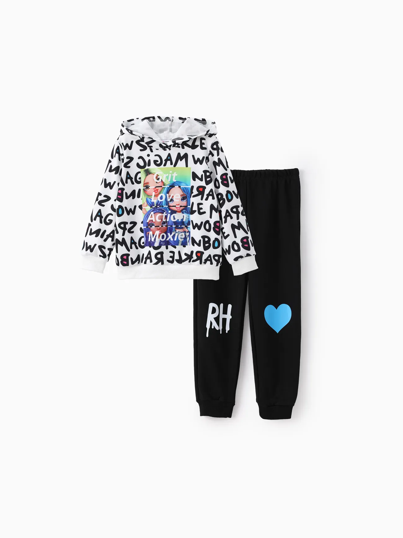 Rainbow High Toddler/Kid Girl 2pcs All-over Hoodie Sweatshirt and Pants Set
Rainbow High Toddler/Kid Girl 2pcs All-over Hoodie Sweatshirt and Pants Set