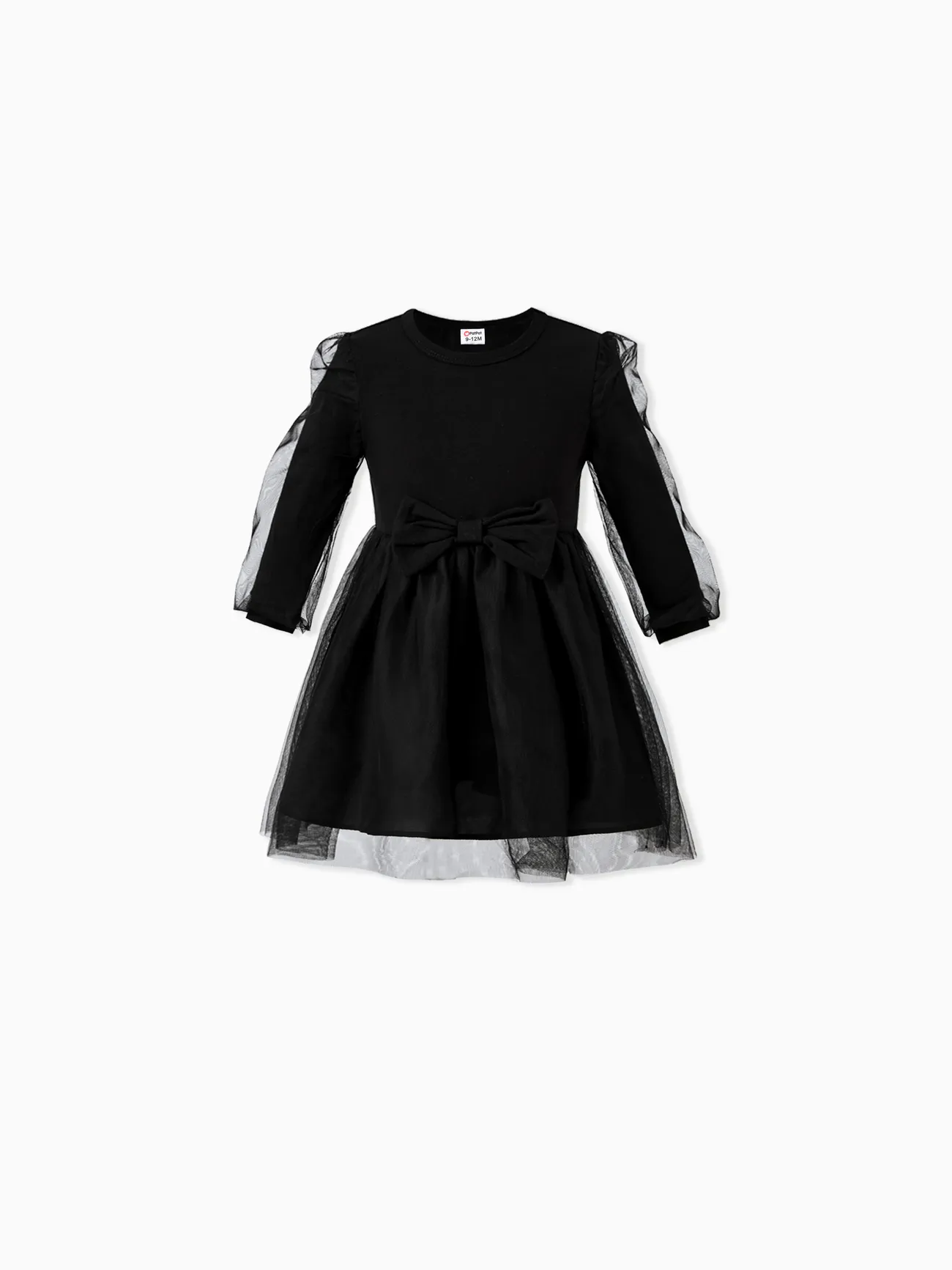 Family Matching Sets Black Plaid Shirt or Elegant Off-Shoulder Cross Front Tulle Mesh Dress 
Family Matching Sets Black Plaid Shirt or Elegant Off-Shoulder Cross Front Tulle Mesh Dress