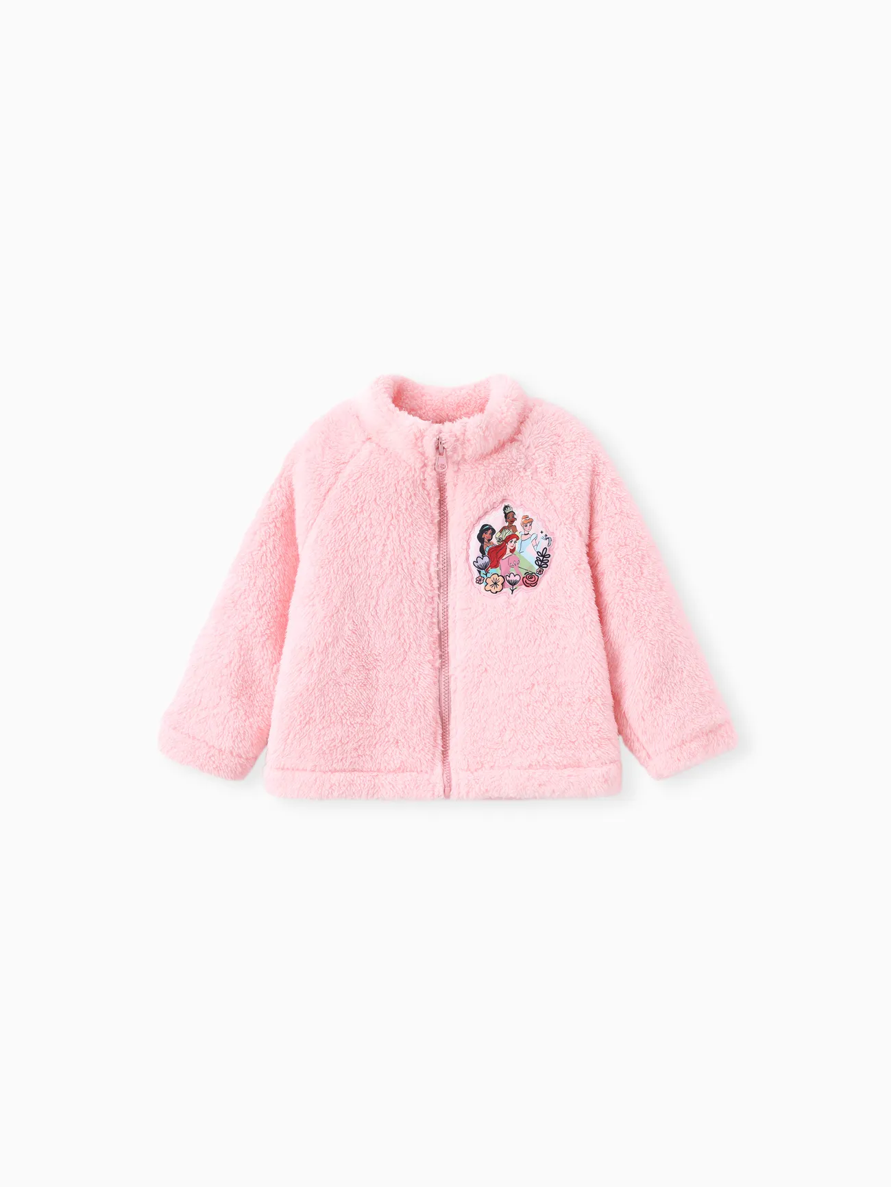 Disney Princess Toddler Girls 1pc Character Embroidered Plush Reversible Jacket With Princess Floral Print Linning 
Disney Princess Toddler Girls 1pc Character Embroidered Plush Reversible Jacket With Princess Floral Print Linning