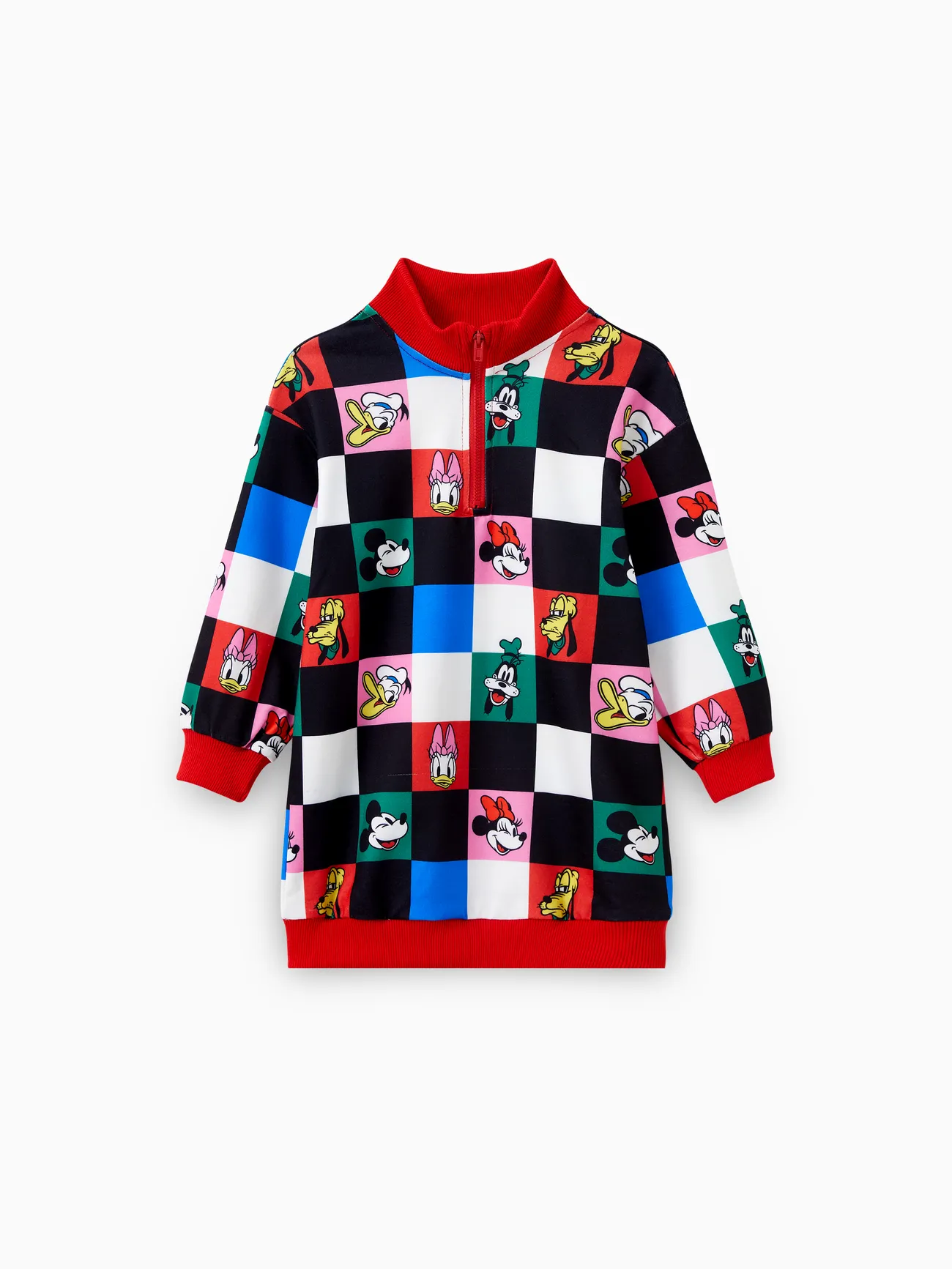 Disney Mickey and Friends Family matching Character Checker Allover Print Zipper Sweatshirt/Dress/Jumpsuit
Disney Mickey and Friends Family matching Character Checker Allover Print Zipper Sweatshirt/Dress/Jumpsuit