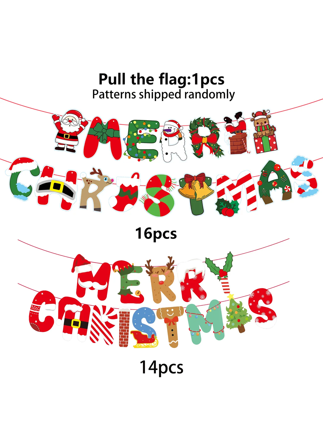 Combo Red Cartoon Santa Claus Themed Holiday Party Decoration Set: Paper Plates, Cups, Tablecloth, Cutlery, and Balloons
Combo Red Cartoon Santa Claus Themed Holiday Party Decoration Set: Paper Plates, Cups, Tablecloth, Cutlery, and Balloons