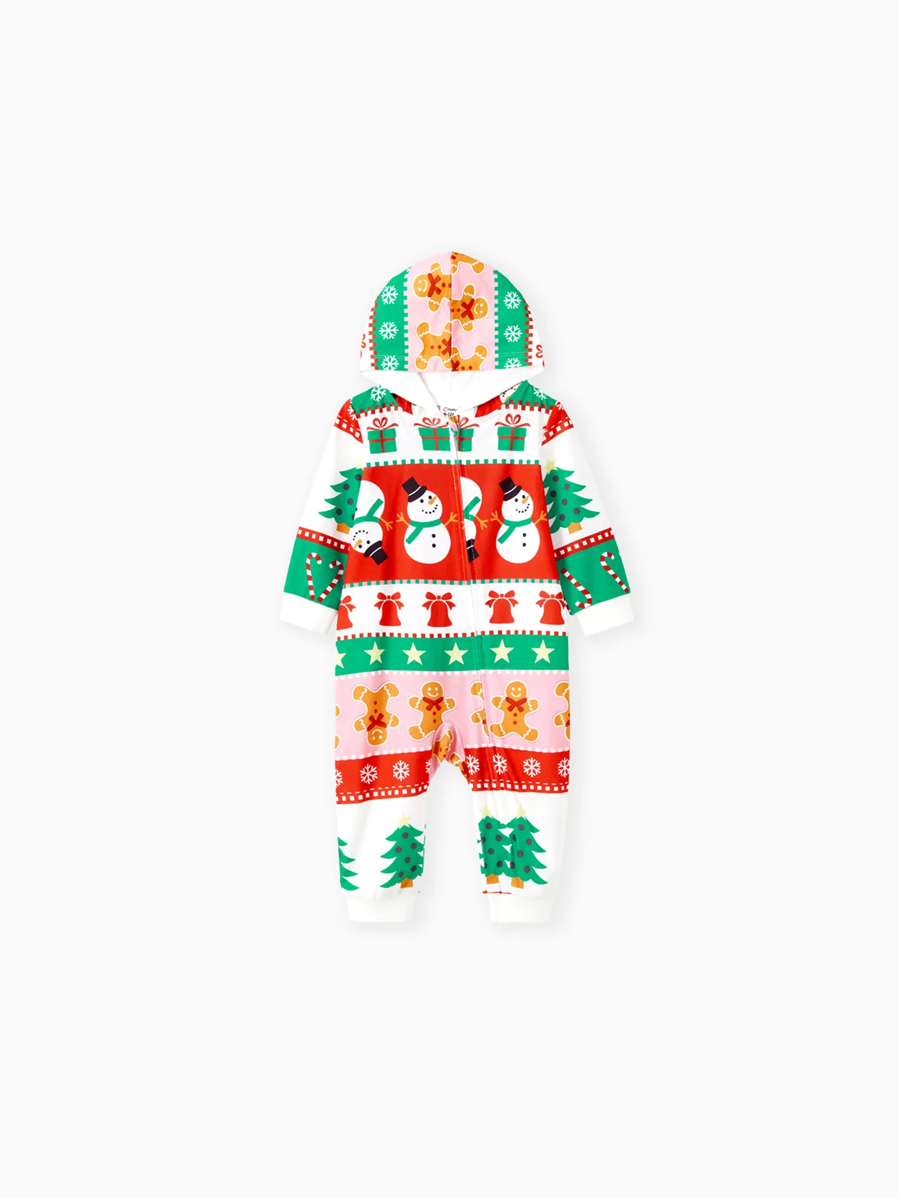 Onesies Pajamas Matching Christmas Outfits Allover Pattern Zipper Front Holly Jolly Print Back
Onesies Pajamas Matching Christmas Outfits Allover Pattern Zipper Front Holly Jolly Print Back