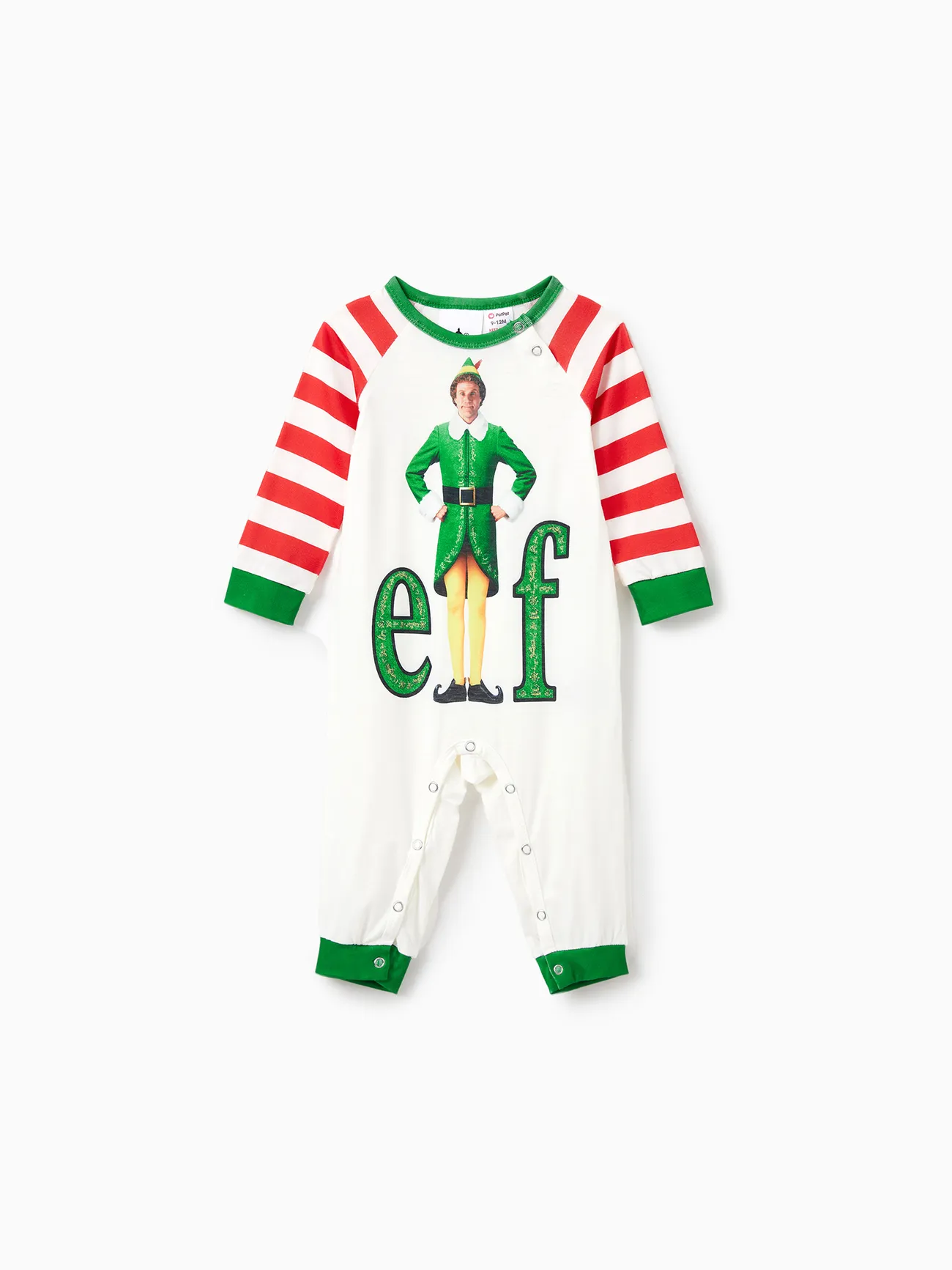 ELF Family Matching Christmas Character Striped Print Colorblock Pajamas Set (Flame Resistant)
ELF Family Matching Christmas Character Striped Print Colorblock Pajamas Set (Flame Resistant)