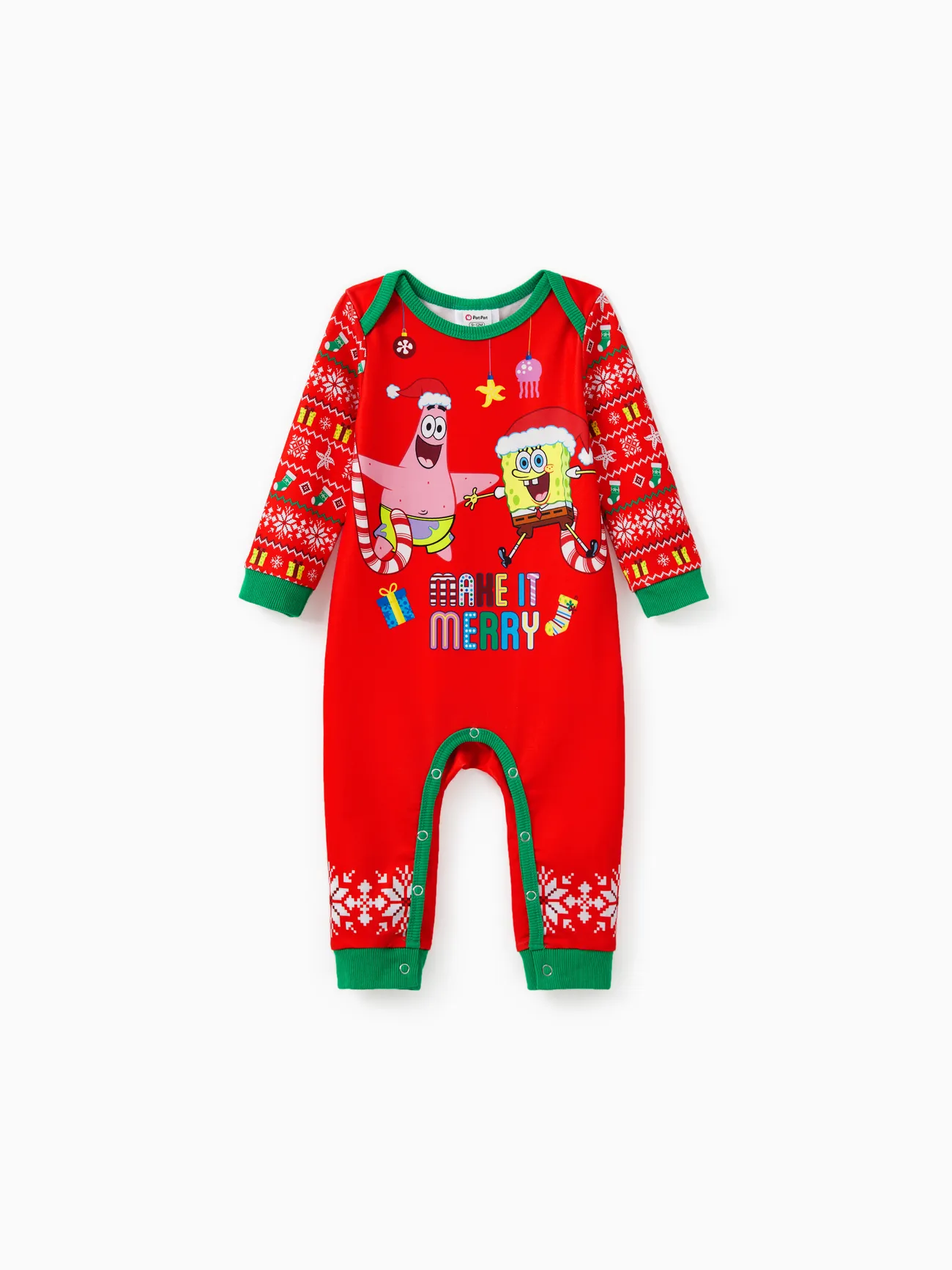 SpongeBob SquarePants Family matching 1pc Christmas Pattern Long-sleeve Sweatshirt/Jumpsuit
SpongeBob SquarePants Family matching 1pc Christmas Pattern Long-sleeve Sweatshirt/Jumpsuit