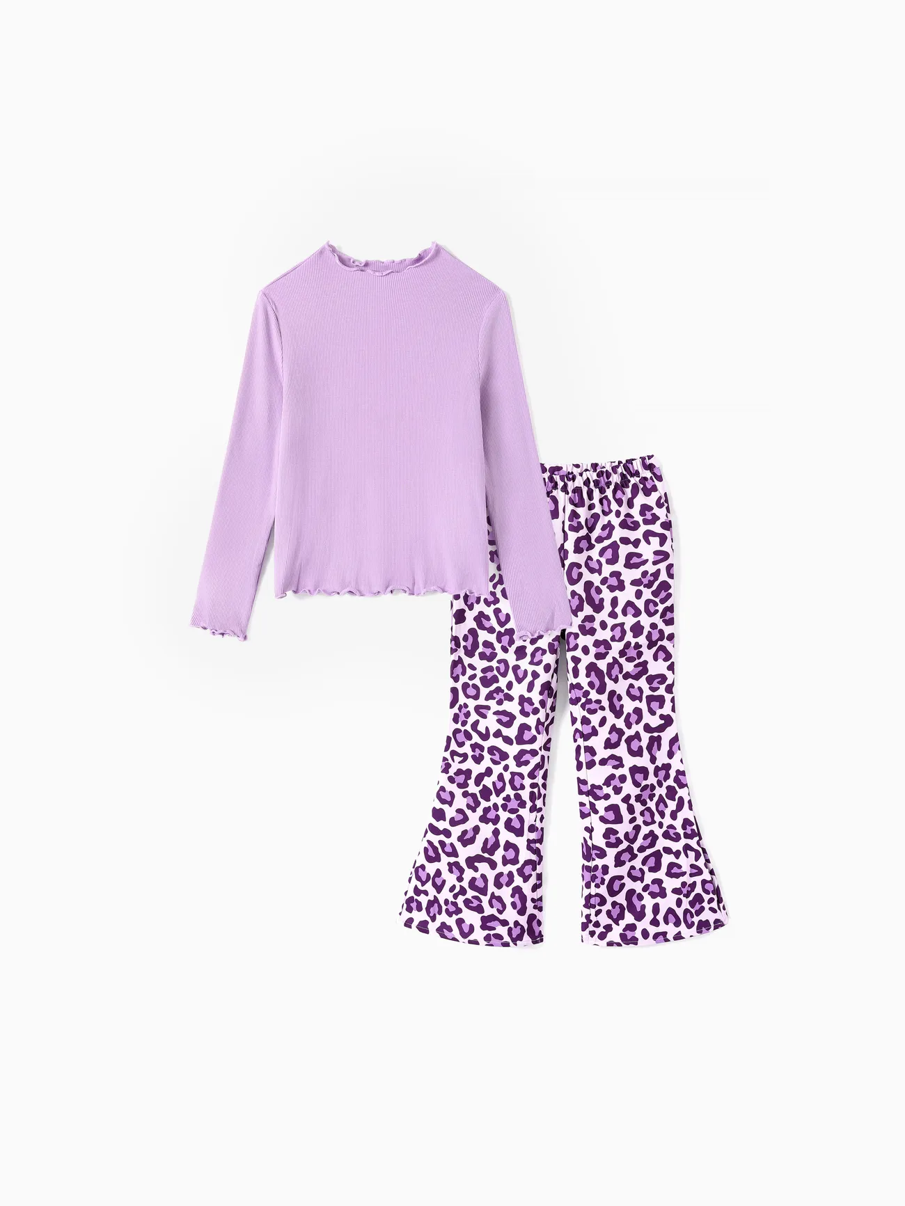 Kid Girl 2pcs Ruffled Tee and Floral Flared Pants Set
Kid Girl 2pcs Ruffled Tee and Floral Flared Pants Set