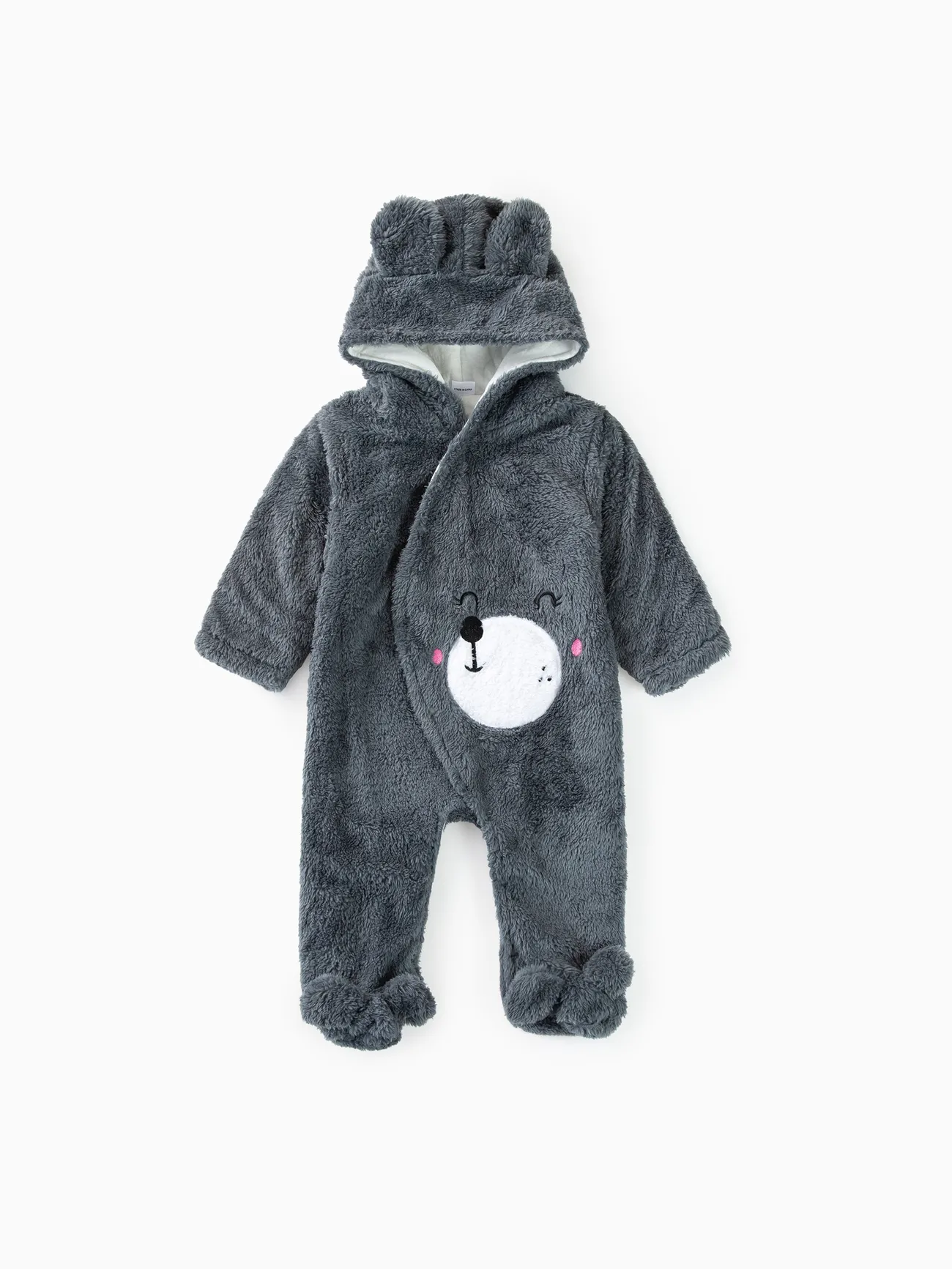 Baby Boy/Girl Bear Style Fleece Hooded Footed Jumpsuit
Baby Boy/Girl Bear Style Fleece Hooded Footed Jumpsuit