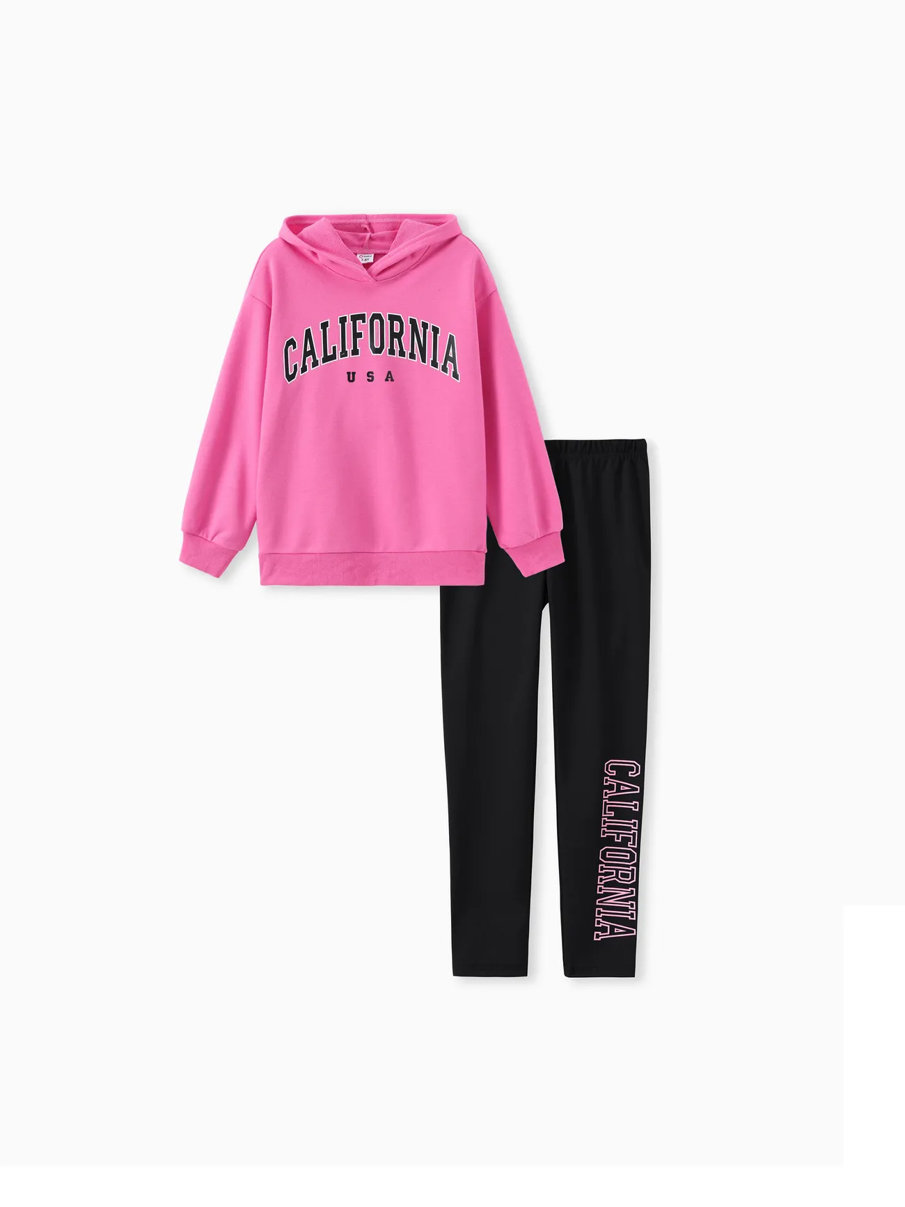 Kid Girl 2pcs Letter Hooded Sweatshirt and Leggings Set
Kid Girl 2pcs Letter Hooded Sweatshirt and Leggings Set