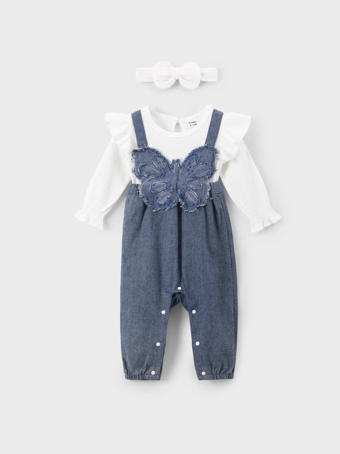 2pcs Baby Girl Sweet Bow Print Long Sleeve Jumpsuit Set
2pcs Baby Girl Sweet Bow Print Long Sleeve Jumpsuit Set