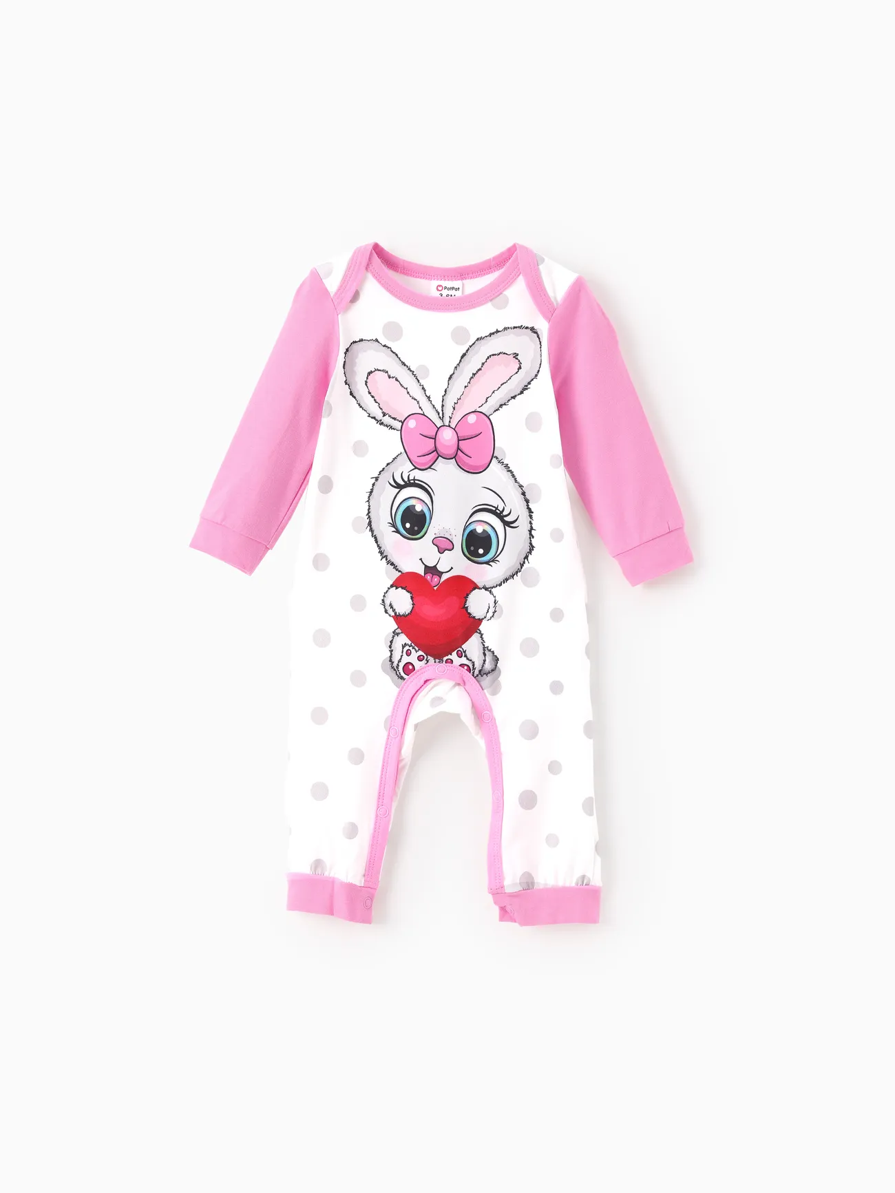Valentine's Day Baby Girl/Boy Sweet Animal-patterned Jumpsuit
Valentine's Day Baby Girl/Boy Sweet Animal-patterned Jumpsuit
