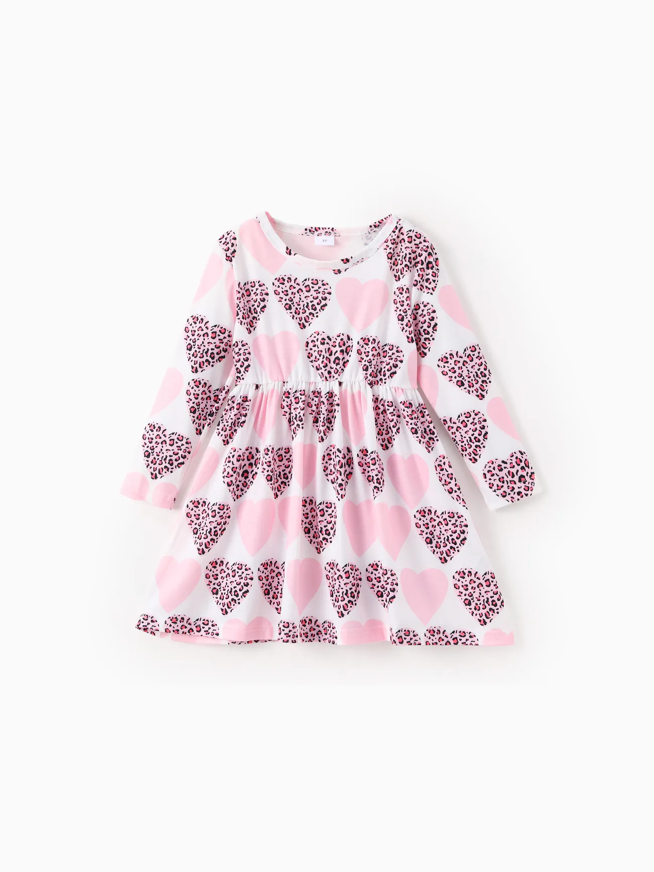 Toddler Girl Valentine's Day Dress with Heart Print
Toddler Girl Valentine's Day Dress with Heart Print