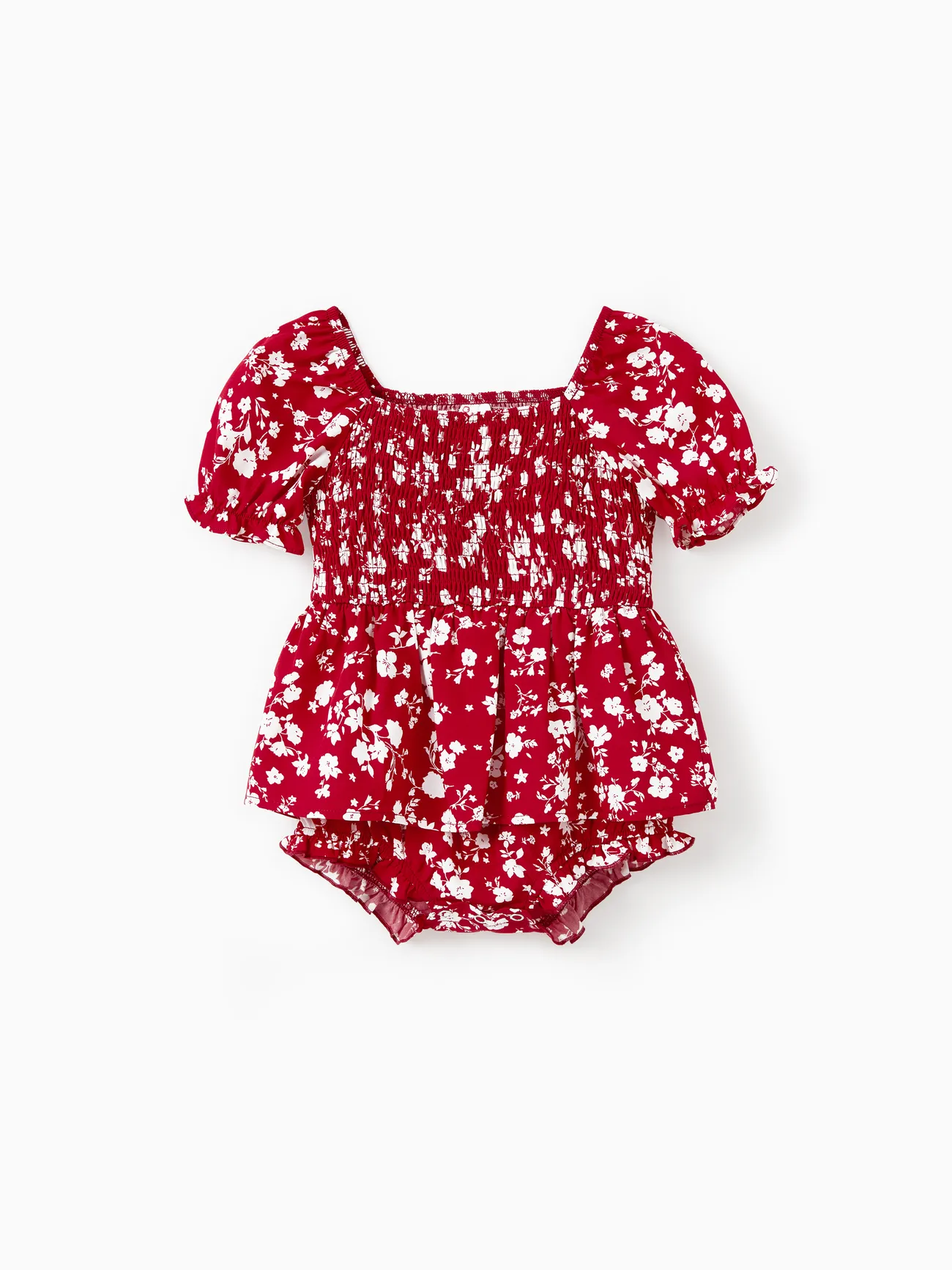 Valentine's Day Family Matching Red Sets Floral Polo Short-sleeve Top or Off Shoulder Split Hem Skirt Co-ord Set
Valentine's Day Family Matching Red Sets Floral Polo Short-sleeve Top or Off Shoulder Split Hem Skirt Co-ord Set